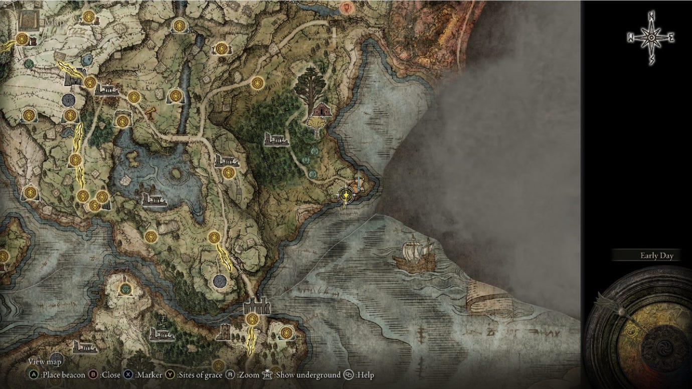 Elden Ring Golden Seed Fort Haight map location