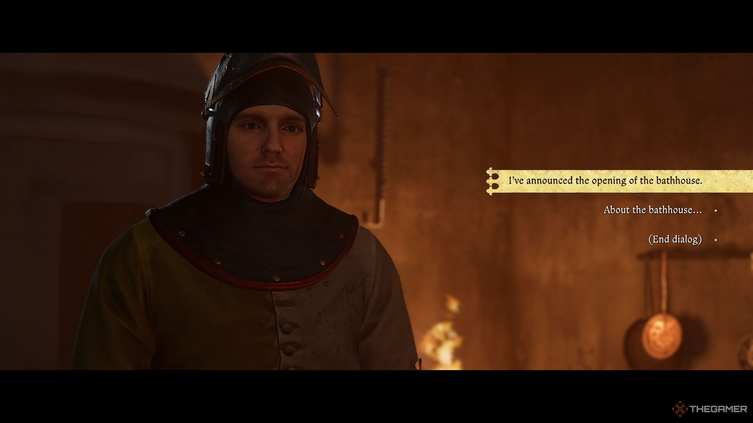 Henry talking to Betty in Kingdom Come: Deliverance 2.