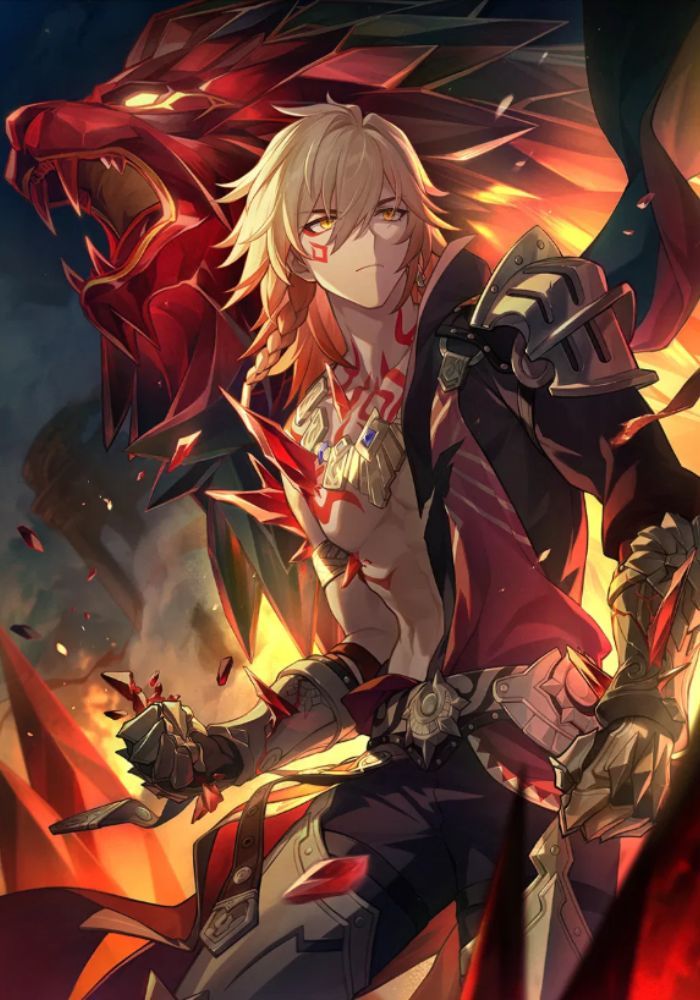 Honkai Star Rail Flame of Blood, Blaze My Path light cone.