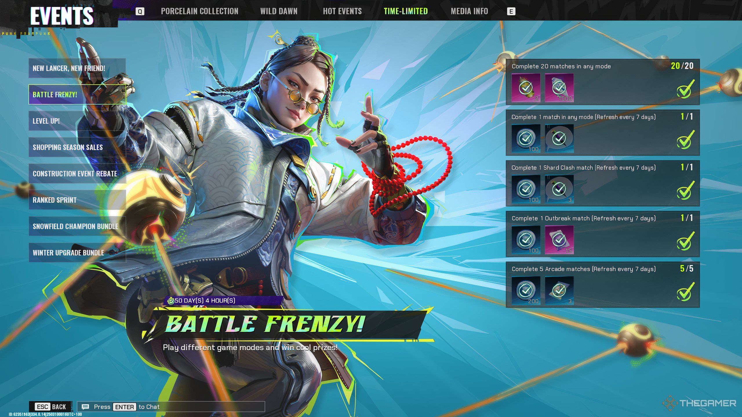 The Battle Frenzy! event in FragPunk.