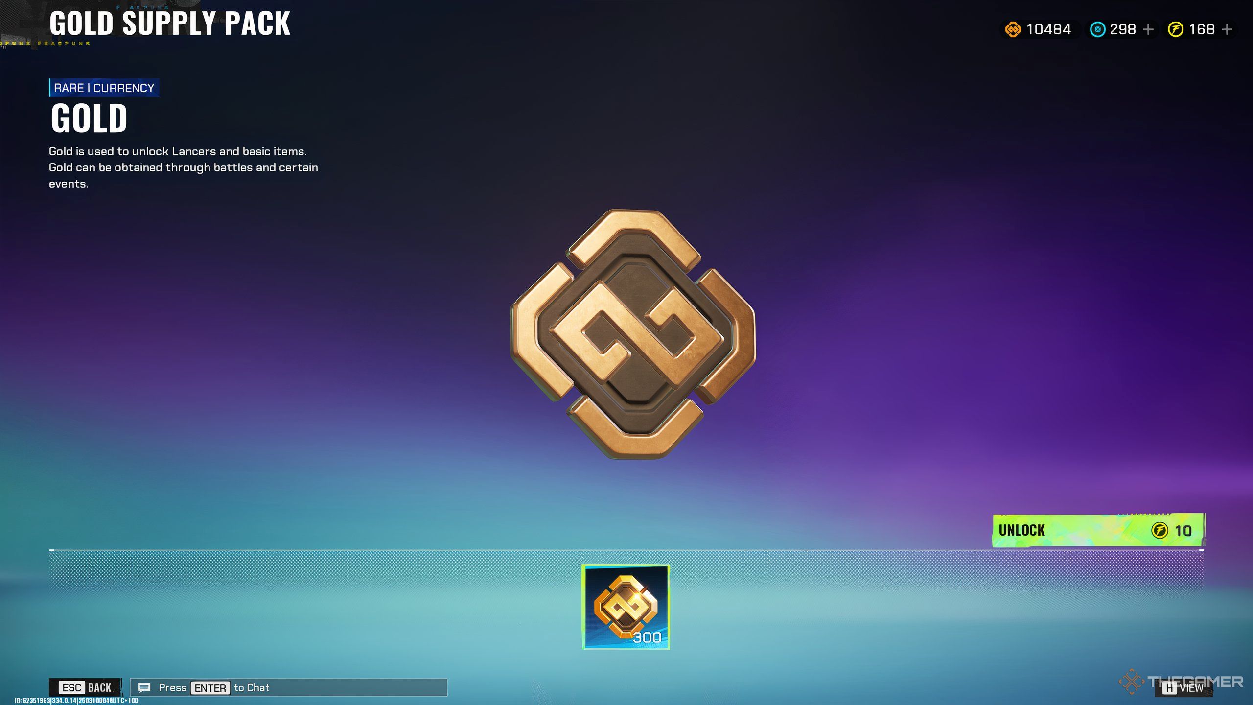 Gold in FragPunk.