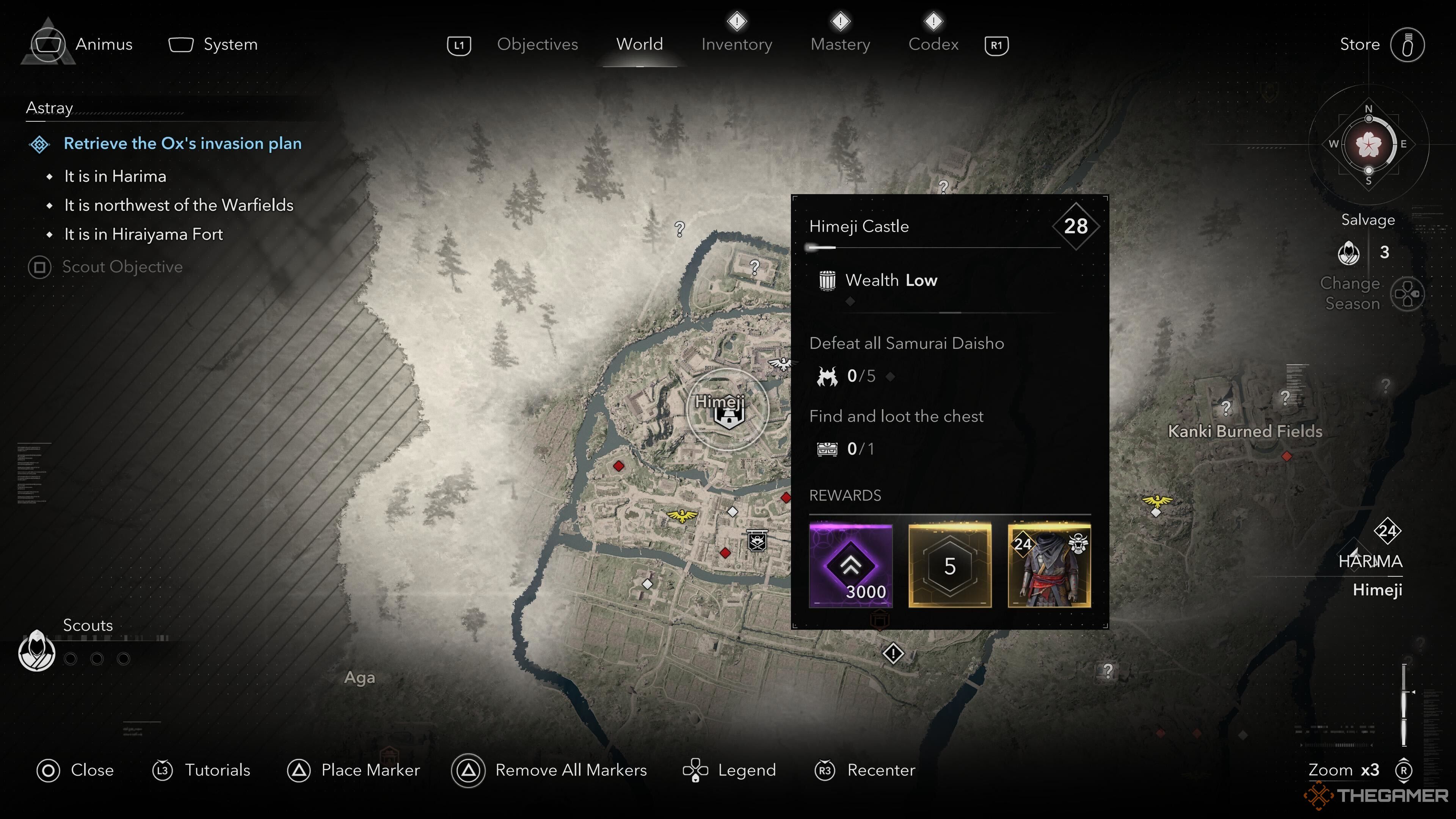 A castel in Assassin's Creed Shadows.