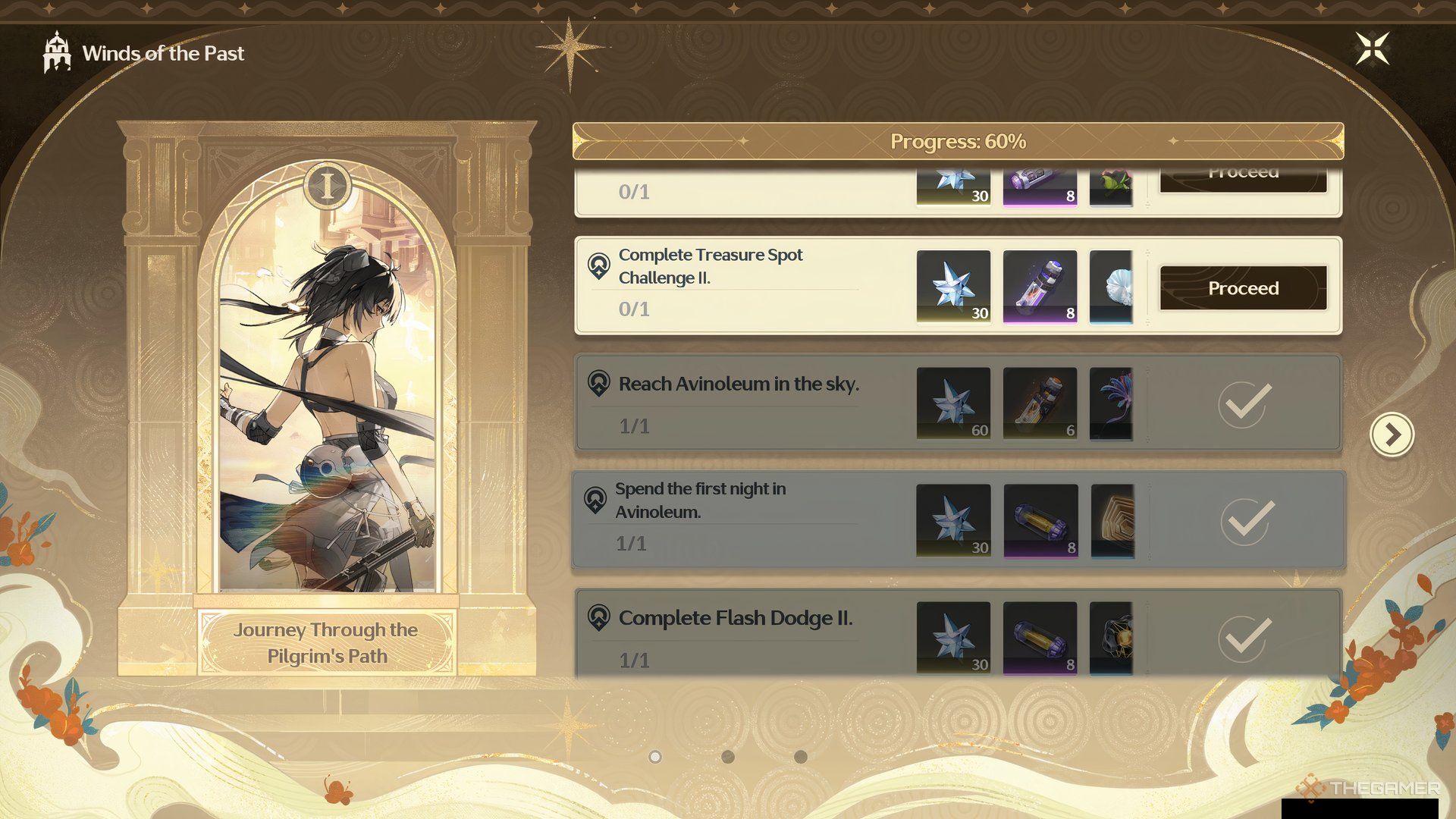 Journey to the Pilgrim's Path Event page in Wuthering Waves.