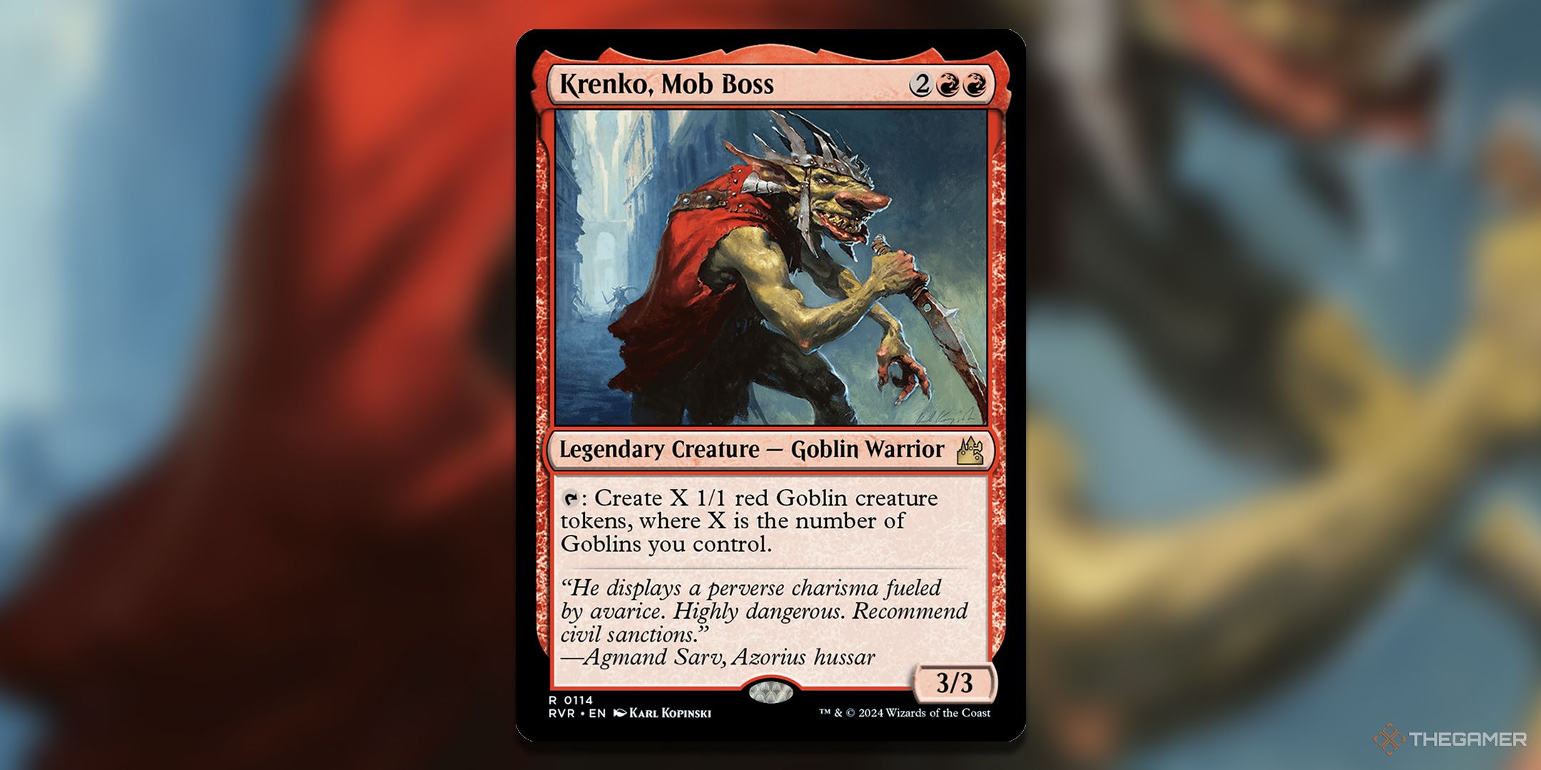 Krenko, Mob Boss card in MTG.