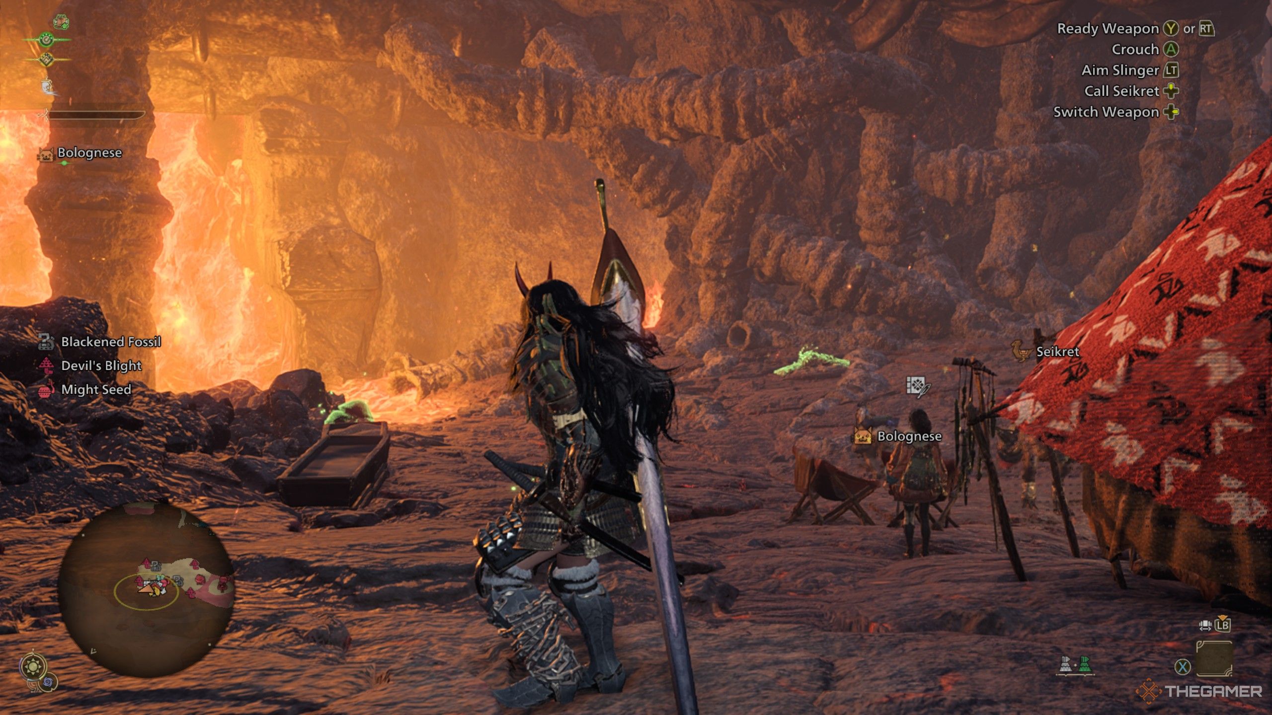 monster hunter wilds pop-up camp location lower strata north.