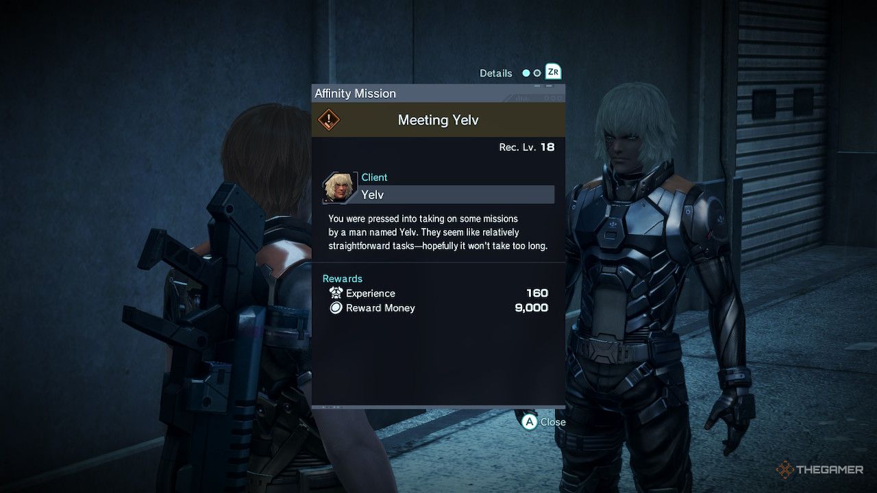 Meeting Yelv Xenoblade Chronicles X
