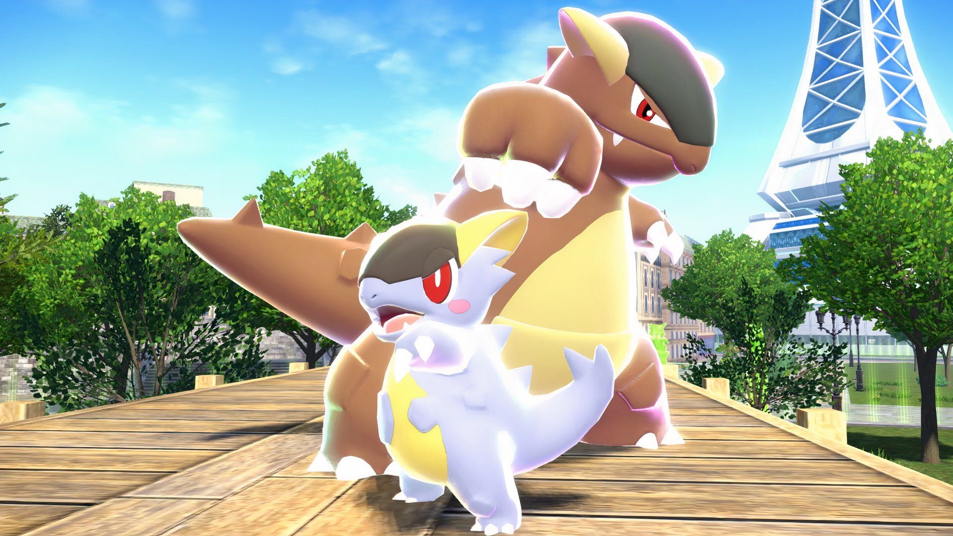 Mega Kangaskhan in Pokemon Legends Z-A
