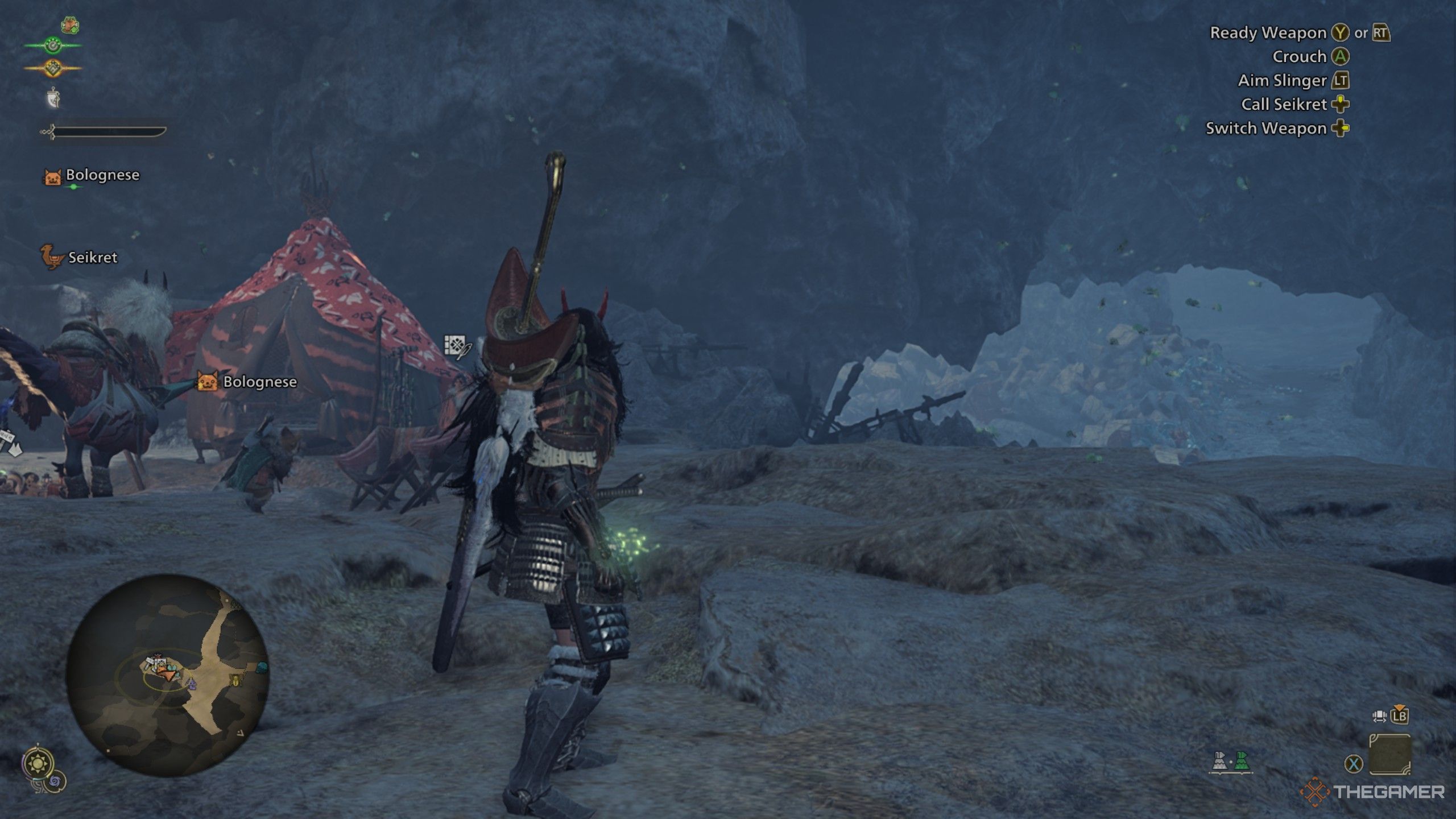 monster hunter wilds pop-up camp location middle strata south.