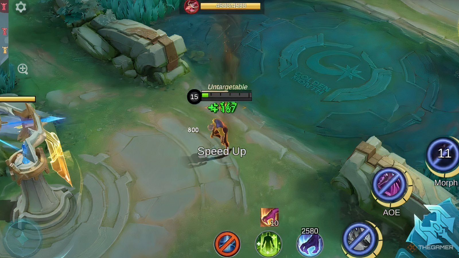 Mobile Legends, Hanzo recovering.