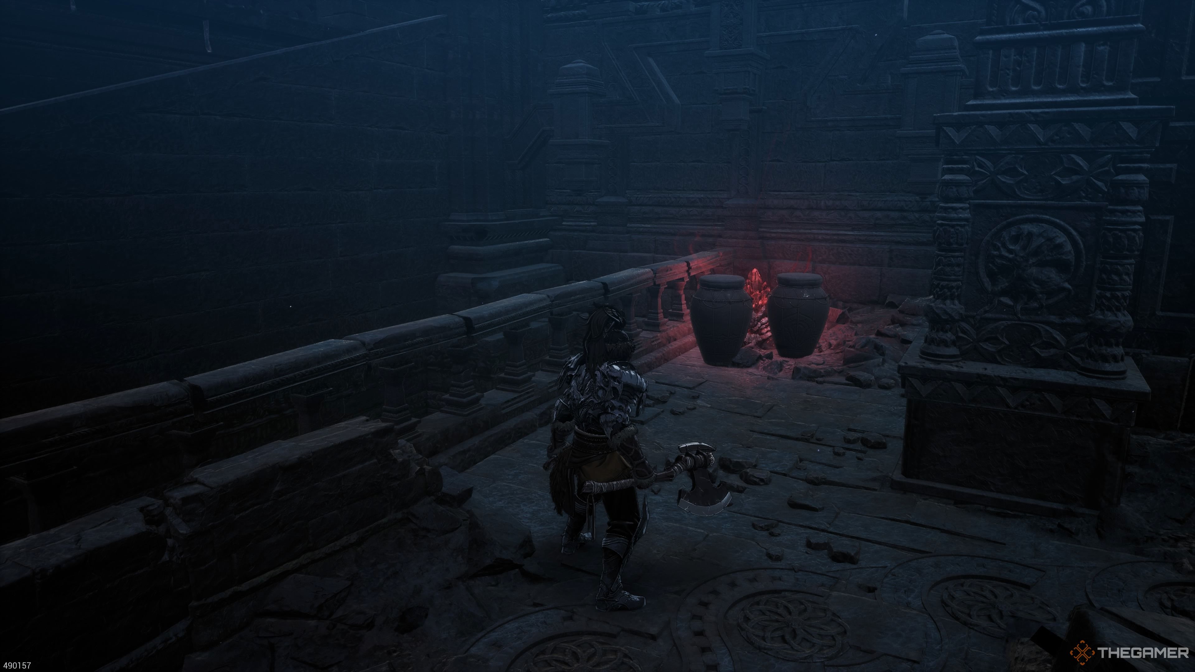 Mysterious Ore in the Forgotten Temple The First Berserker Khazan.