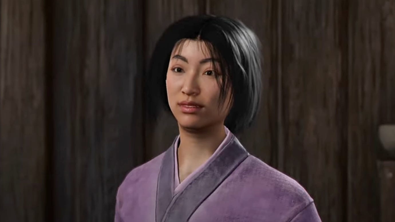 The recruitable ally Oni-Yuri in Assassin's Creed Shadows.