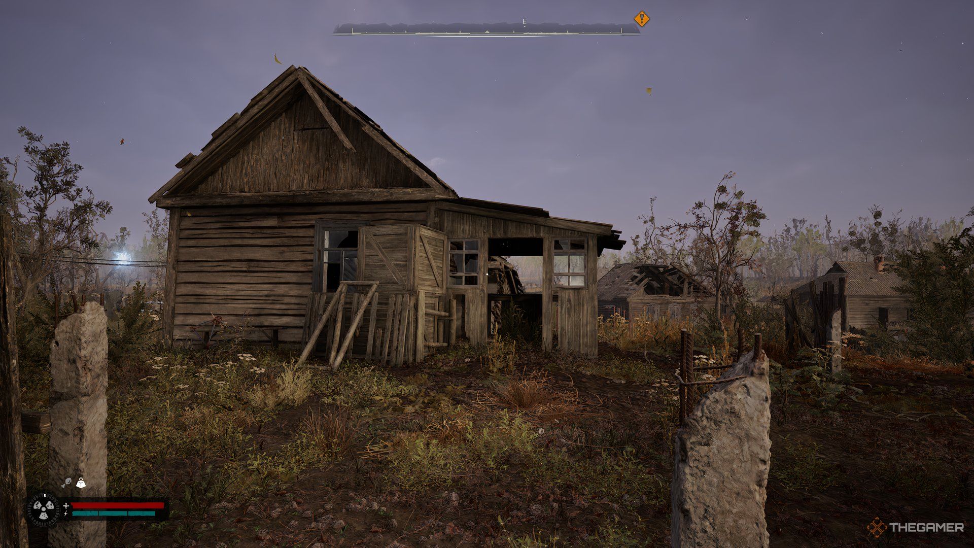 An image showing broken house from Opachychi in Stalker 2.