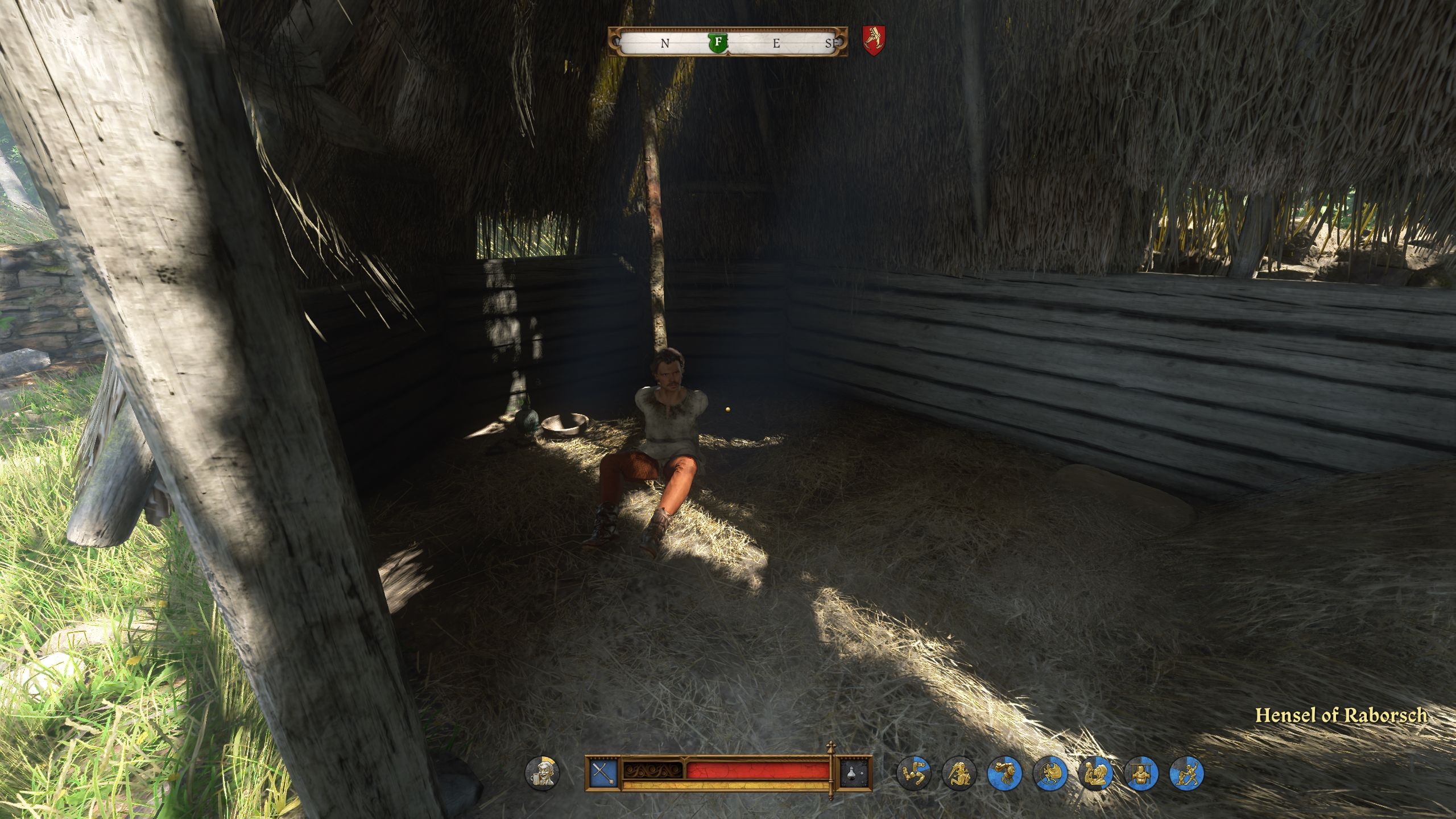 Player is standing in front of Hensel - kcd2