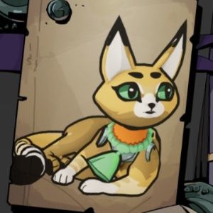 Portrait of Toula from Hades 2.