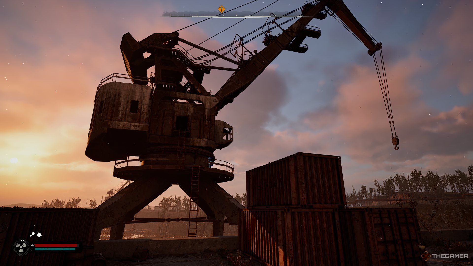 An image showing a crane at the Repair Quay.