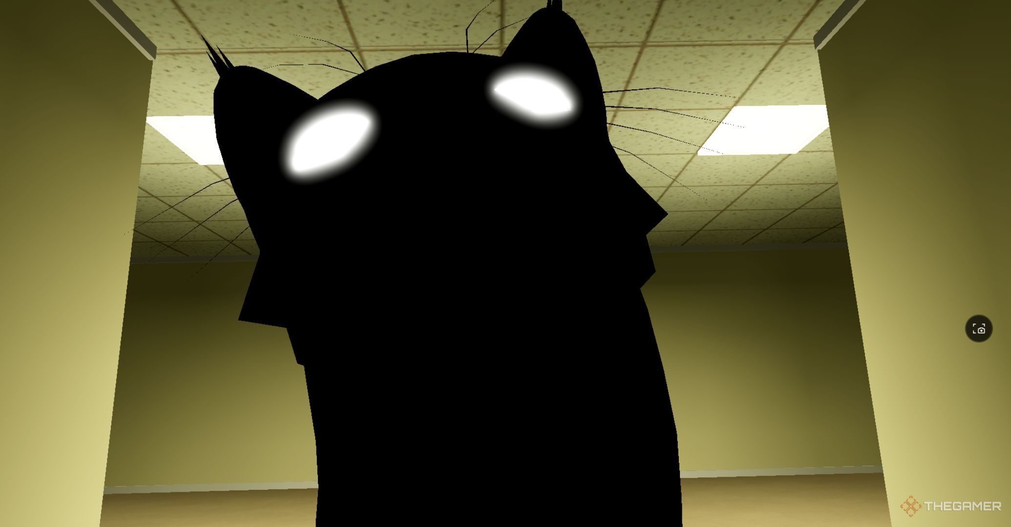 Roblox Kitten Game Black Scary Cat In The backrooms.