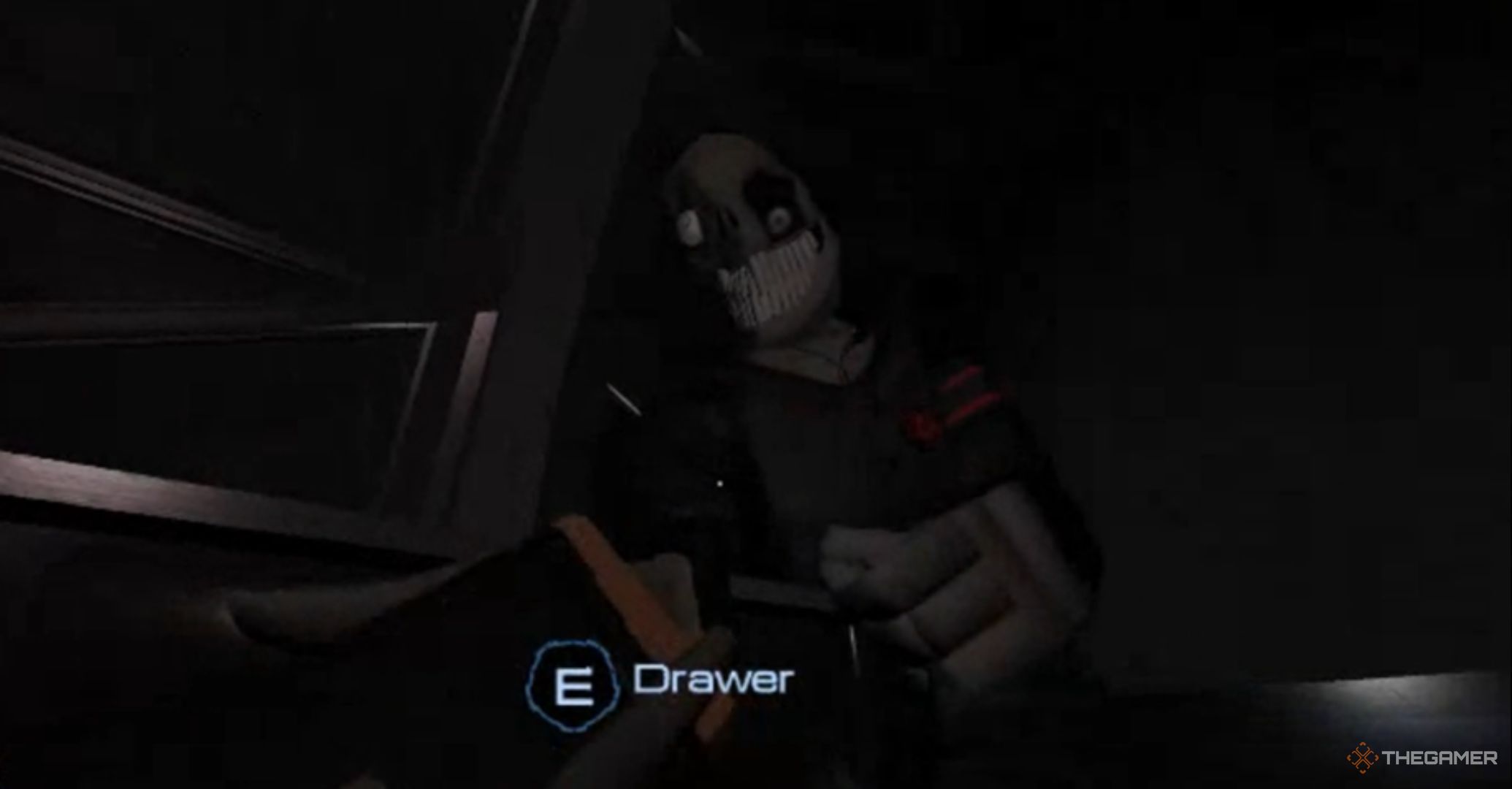 Roblox The Hunt Mega Edition Pressure The Crooked Entity reaching out the hand to the player.