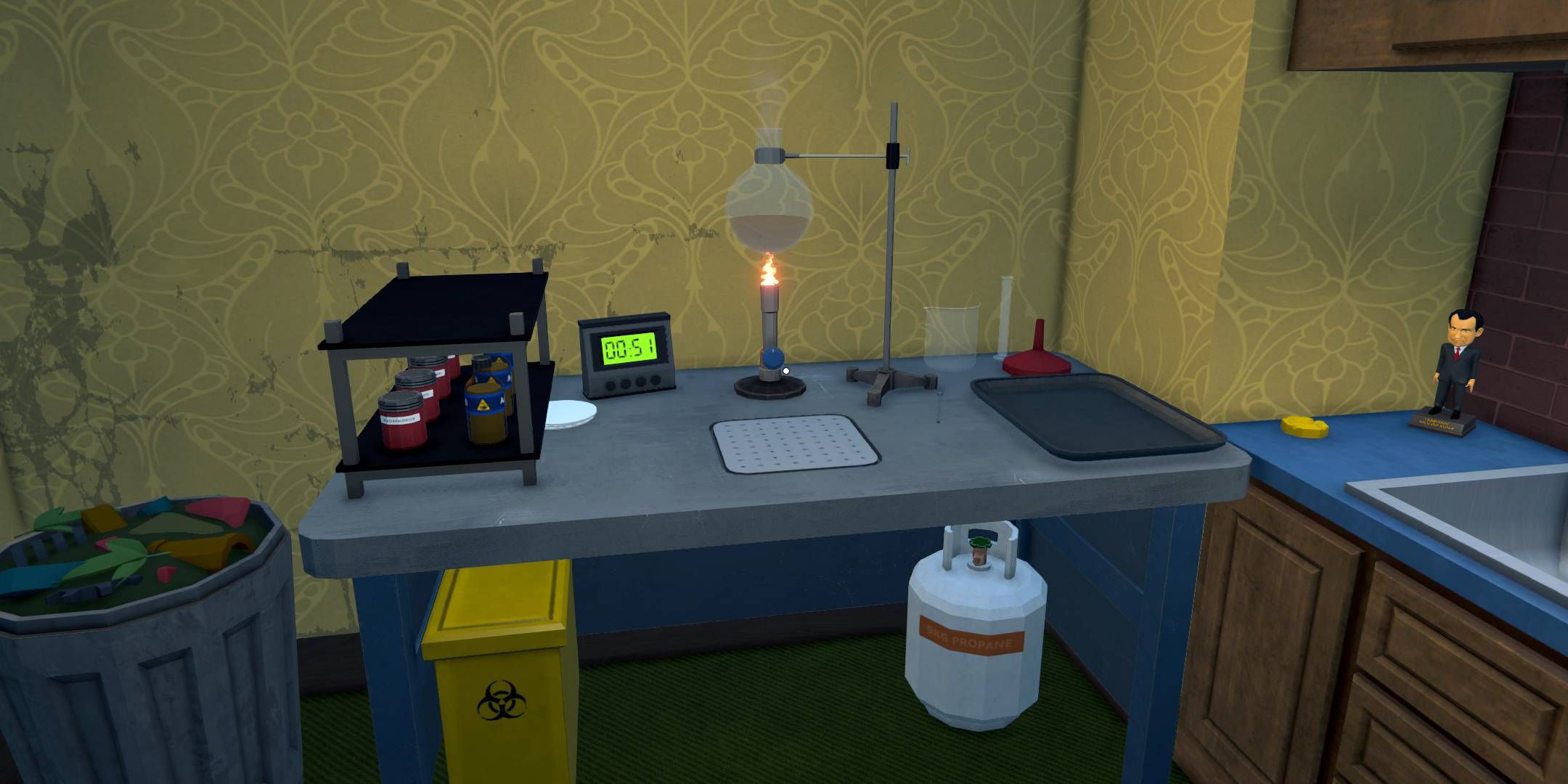 Schedule 1 Cooking Station And Prep Station With Pseudo
