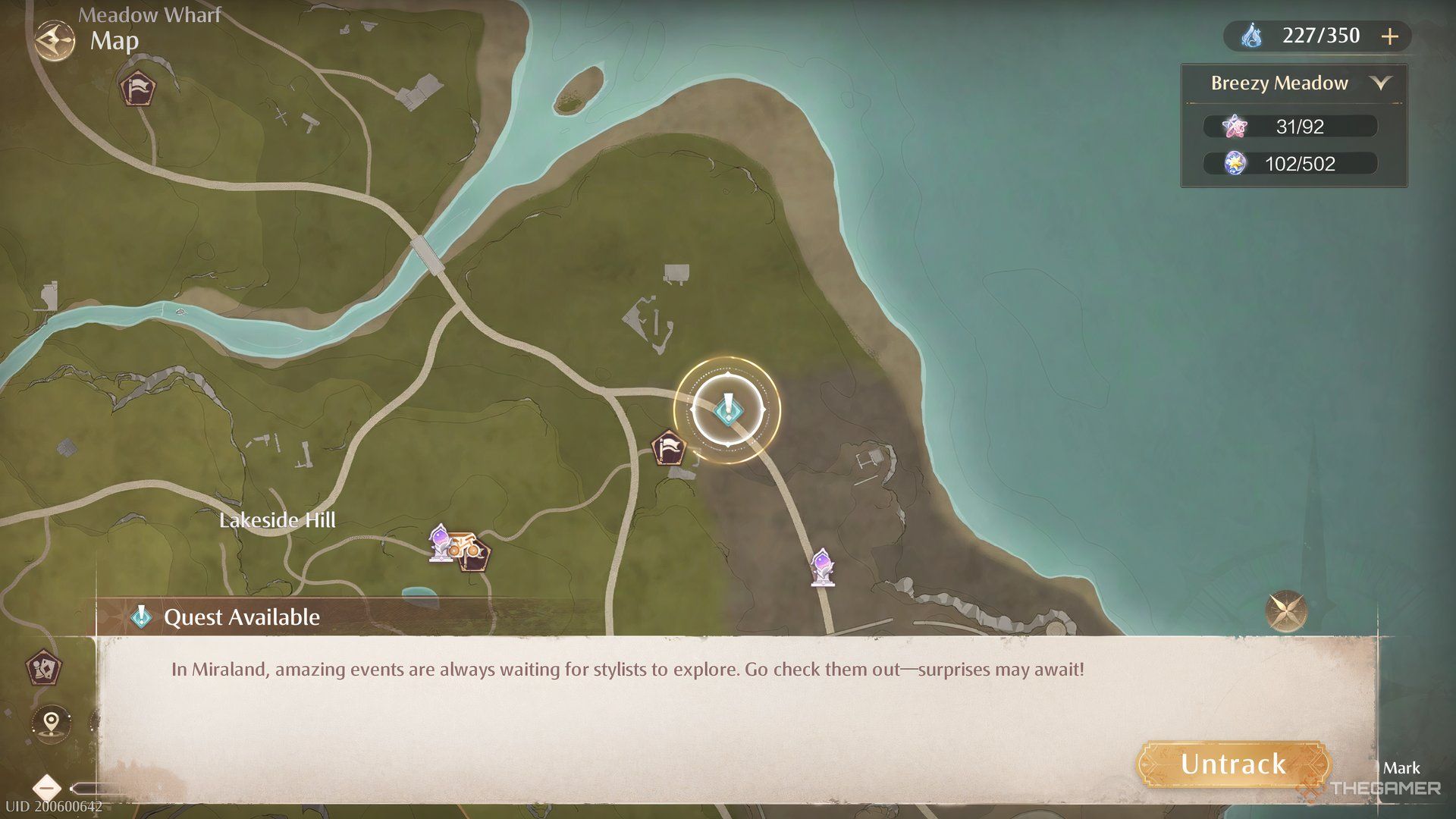 The Full Moon And The Truth quest location is shown in Infinity Nikki.