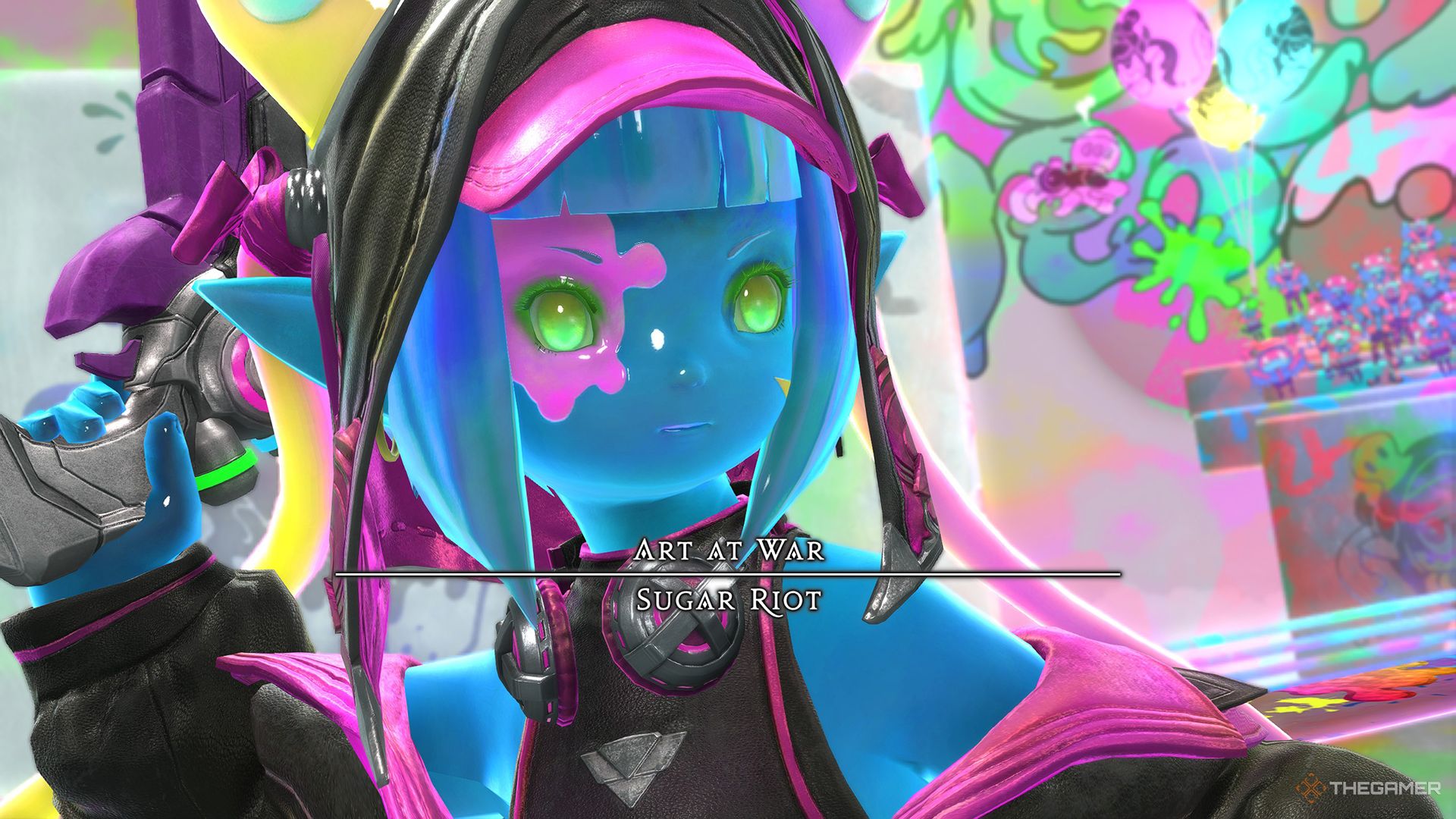 Sugar Riot combined with her Feral Soul in the Arcadion in Final Fantasy 14.