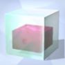 A chunk of Sydrolin sits in a glass case in Sims 4