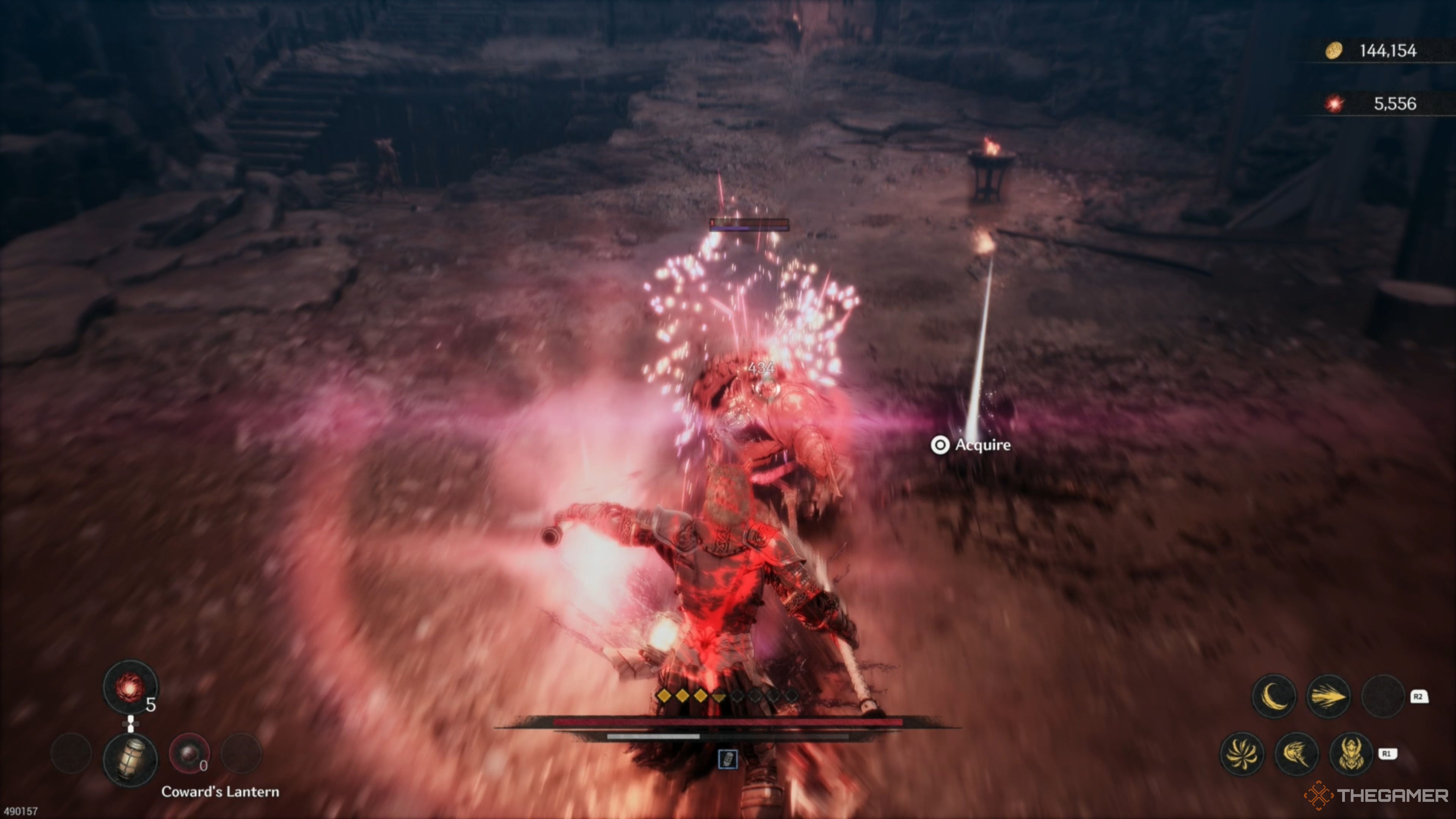 Khazan using the Dual Wield's Blowback Skill against the Undead in The First Berserker: Khazan.