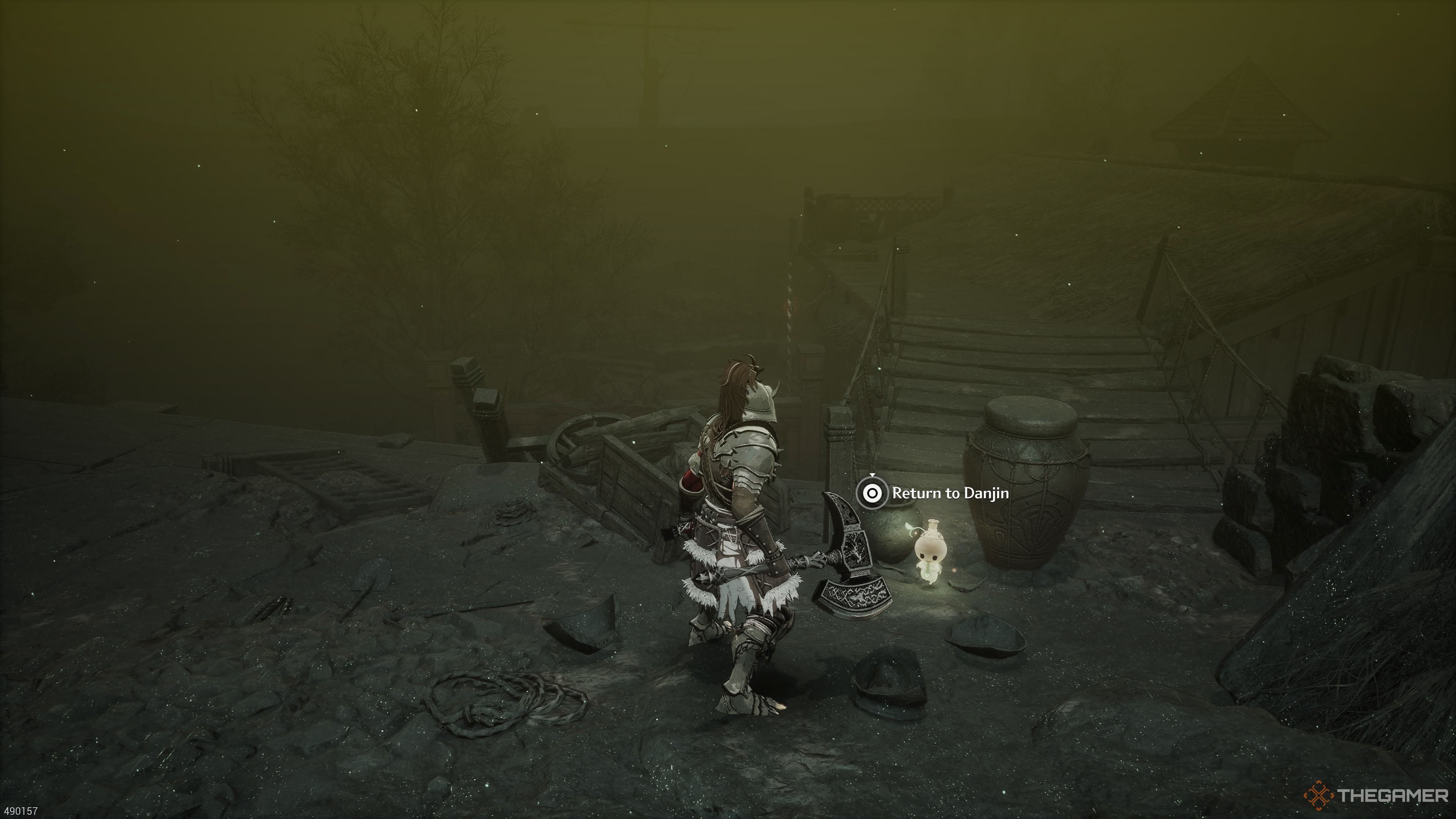 The first Jarling in the Jar Enthusiast quest in The First Berserker Khazan.