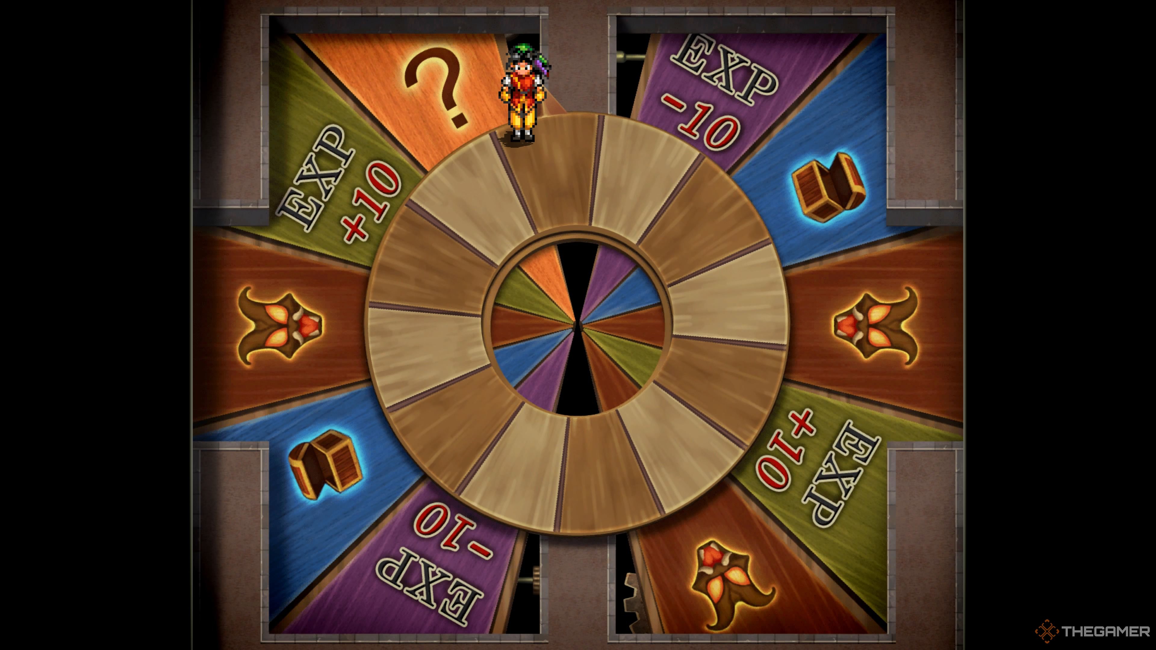 The giant wheel in Lepant's mansion in the Suikoden 1 HD Remaster.