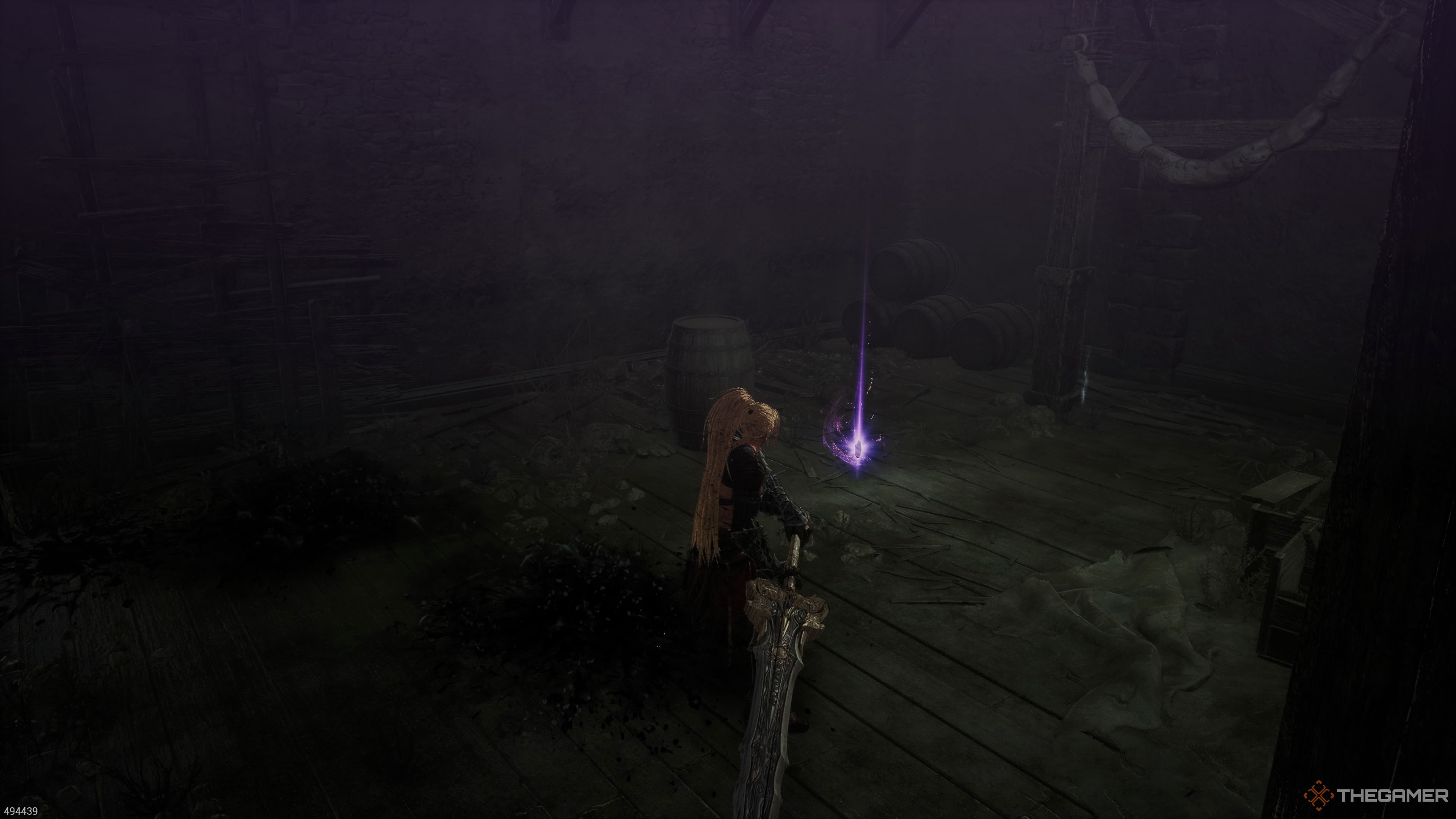 The item in the the basement in the Devoured Village section of The First Berserker Khazan.