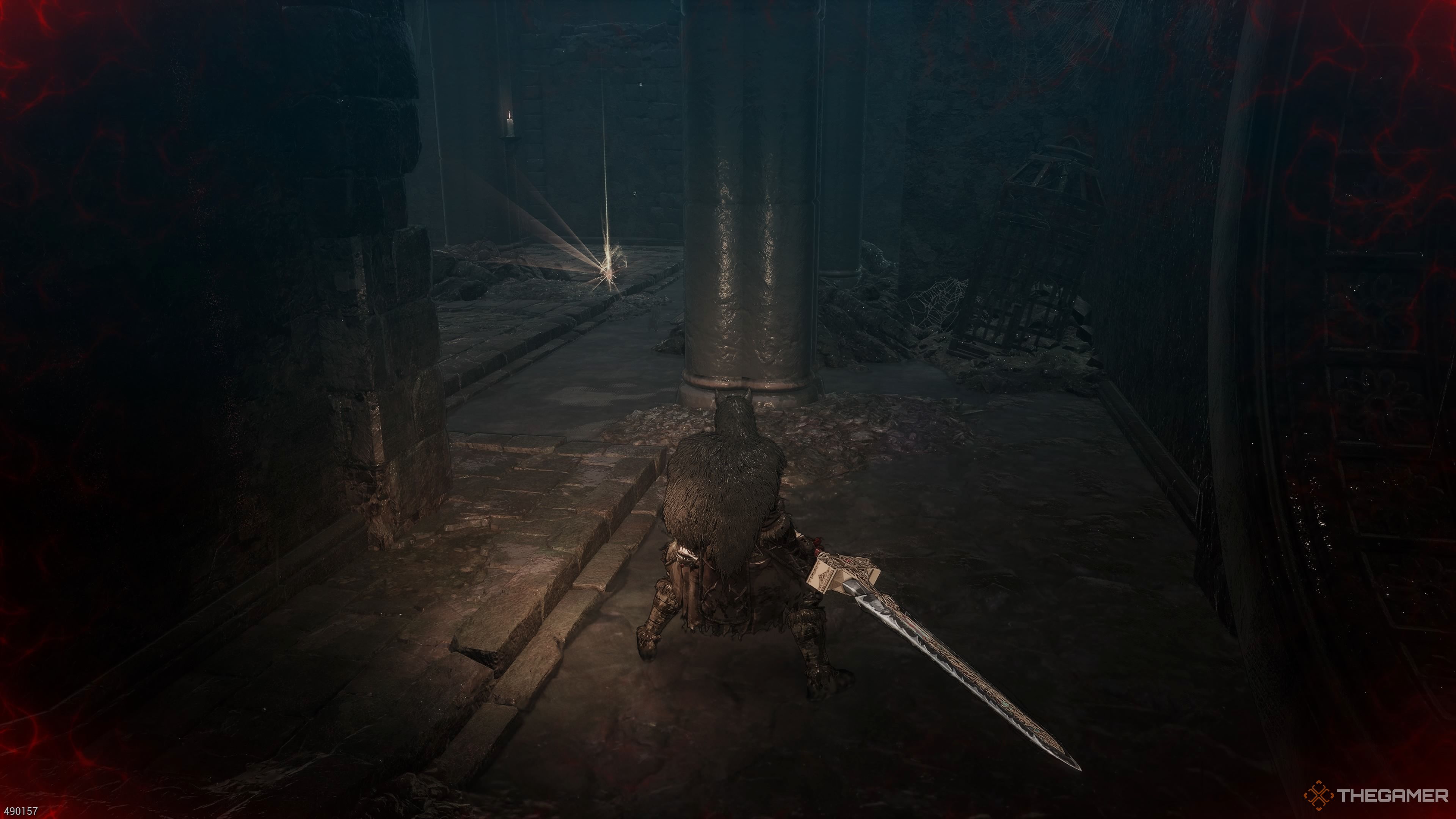 The Netherworld Energy in the Devoured Village section of The First Berserker Khazan.