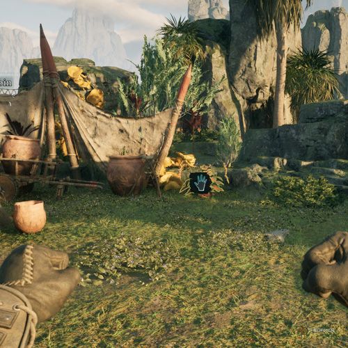 Игрок находит парадизианскую лестницу №4 в Avowed