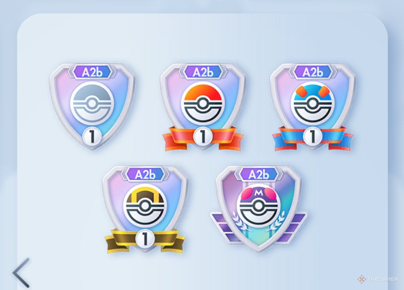The Season A2b Ranked Match Emblems in Pokemon TCG Pocket