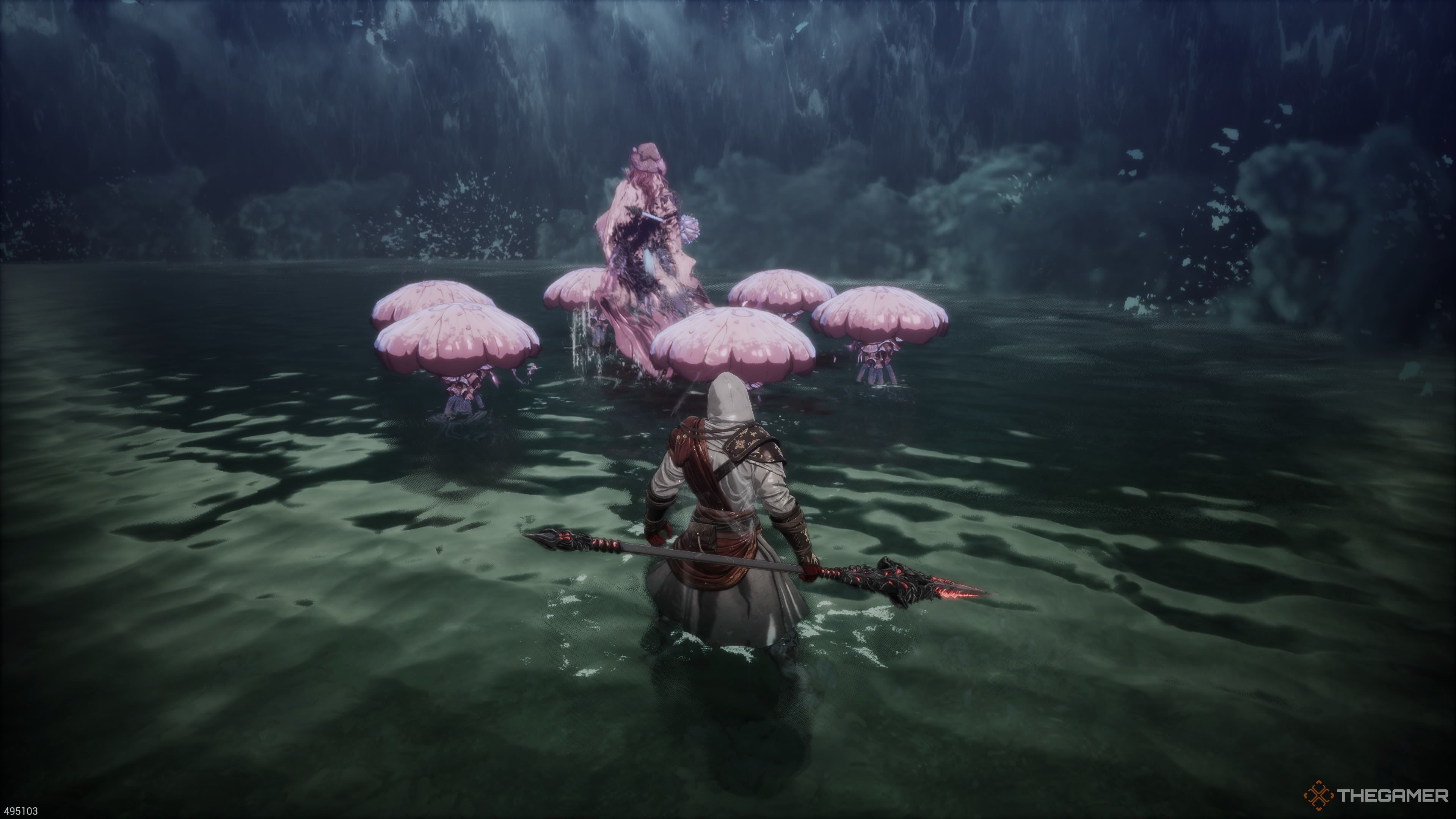 Trokka's Jellyfish attack in The First Berserker Khazan.