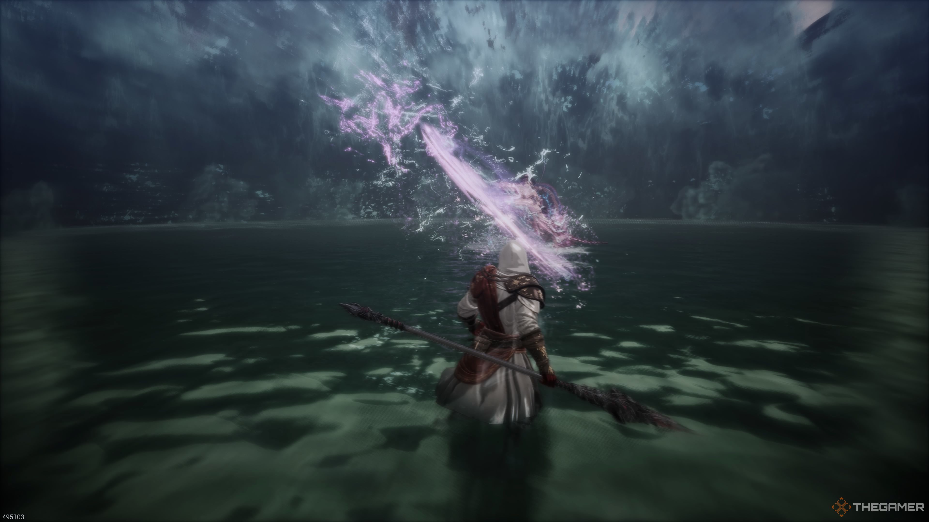 Trokka's upgraded projectile attack in The First Berserker Khazan.