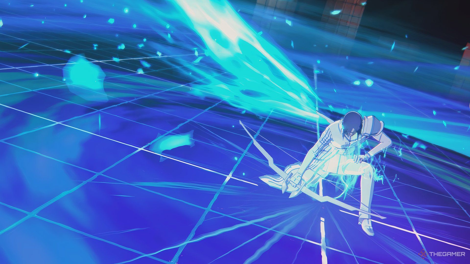 Uryu Ishida entering his Reawakened state in Bleach Rebirth of Souls.