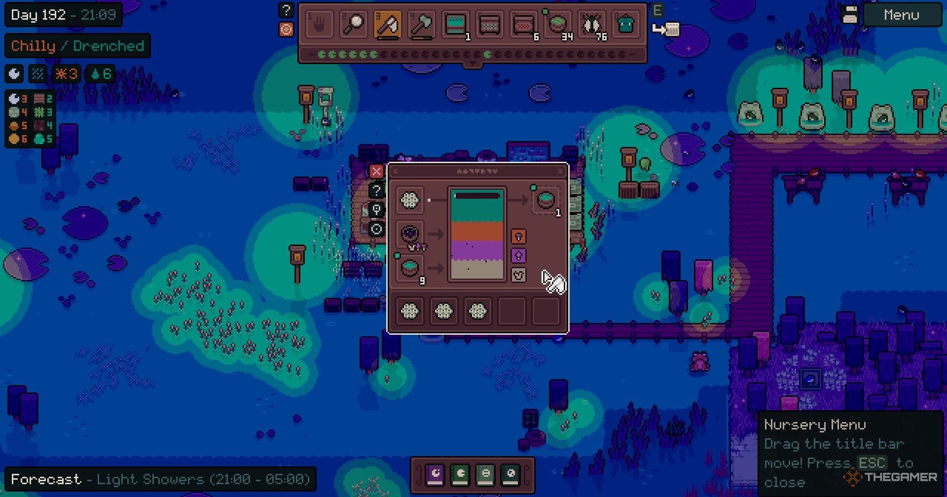 Using mud to make a new frog variant in Mudborne,