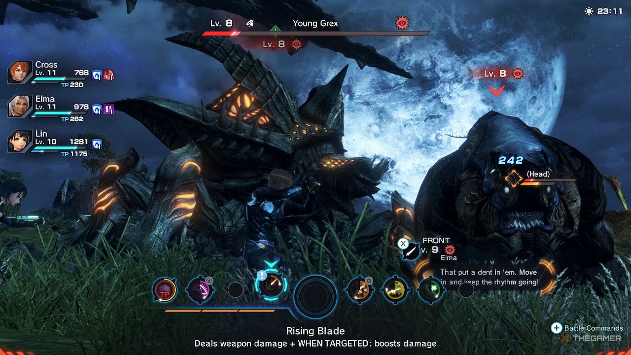 Using Rising Blade in Xenoblade Chronicles X