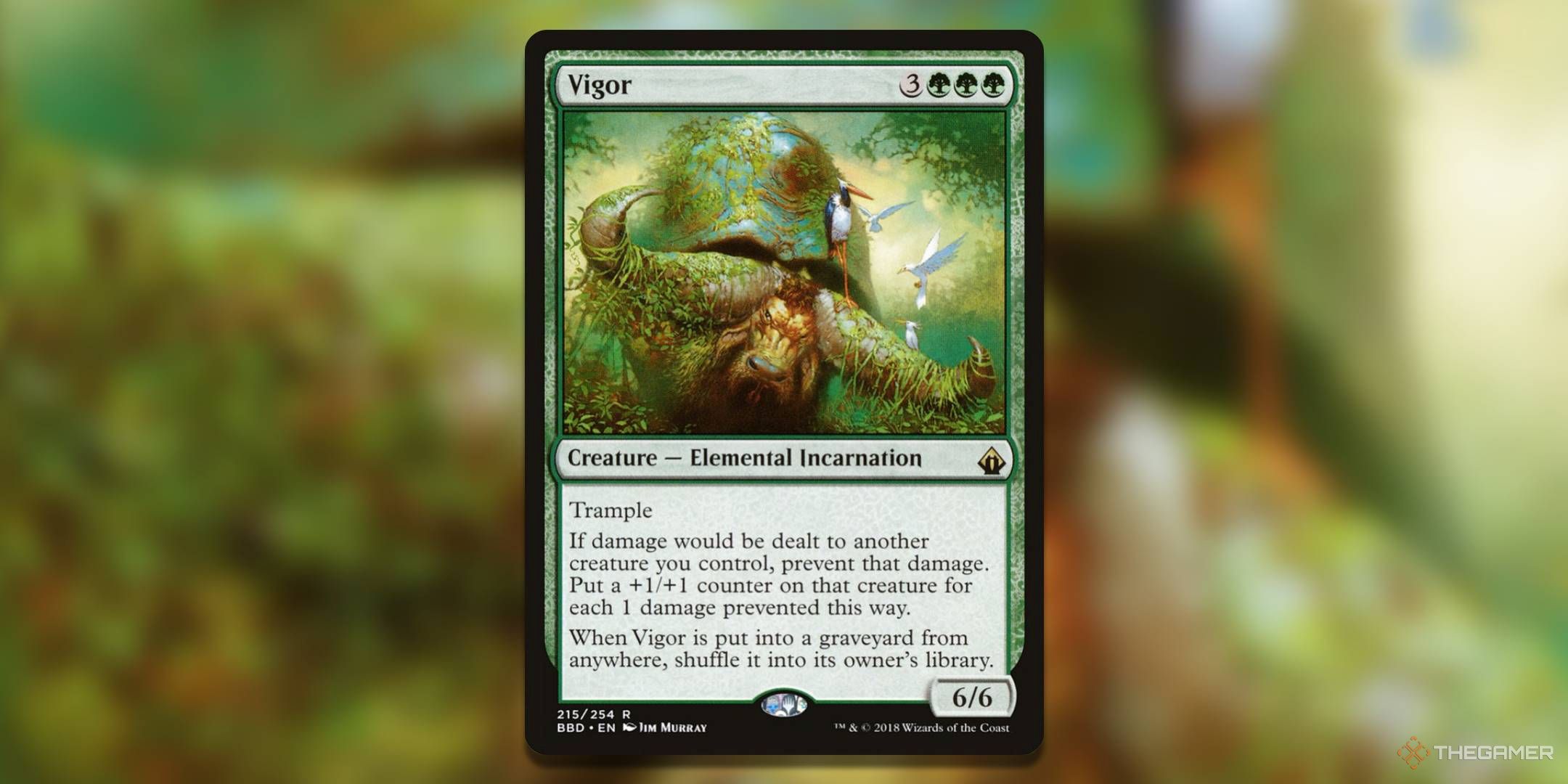 The Vigor card, from Battlebond.