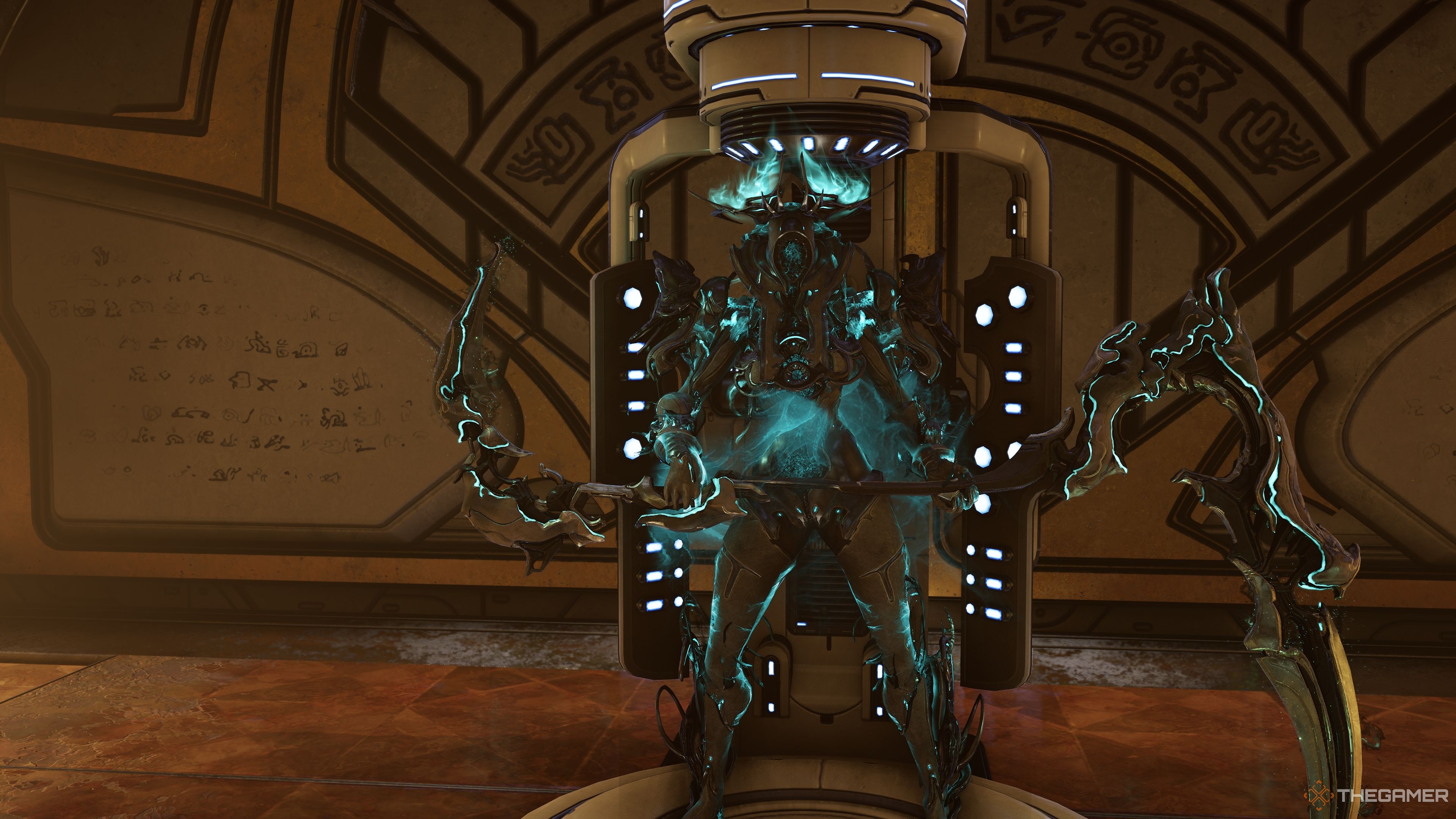 Warframe Citrine Holding Hespar