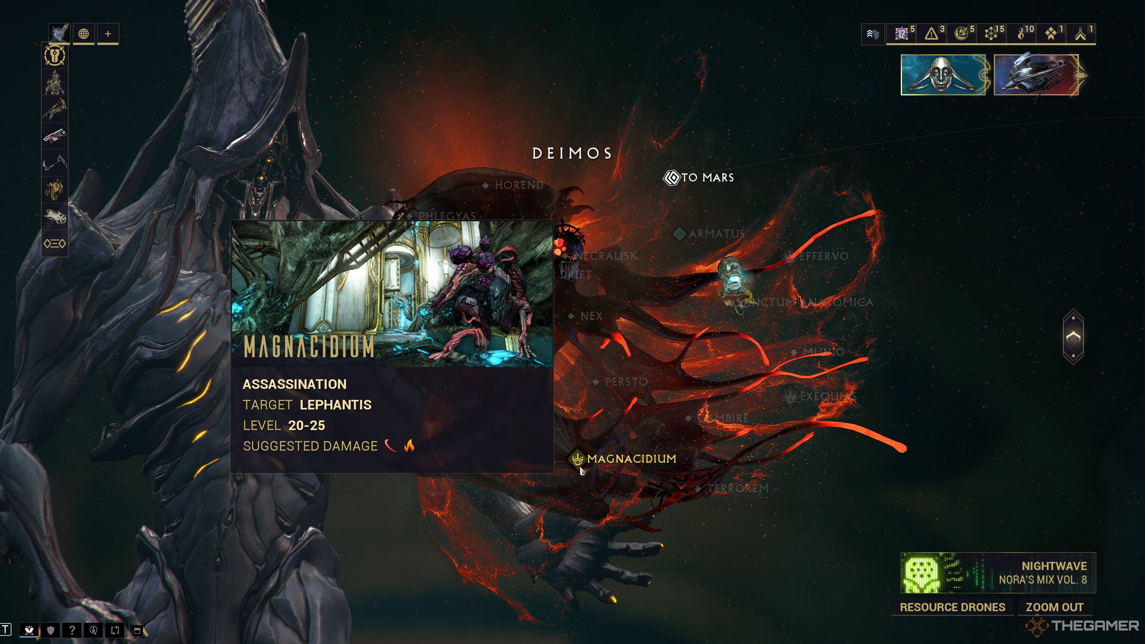 Warframe Lephantis Node