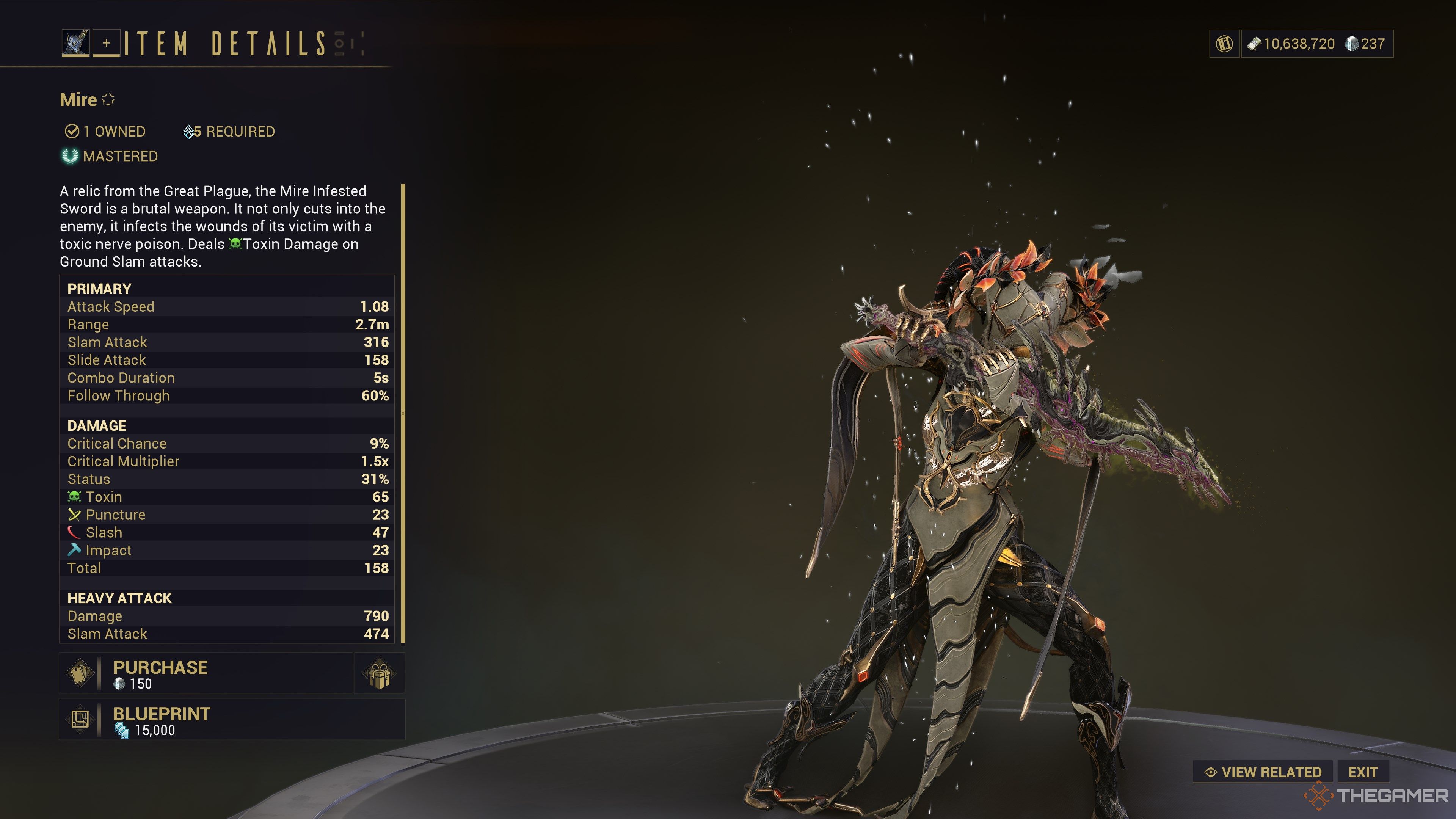 Warframe Mirage Holding Mire