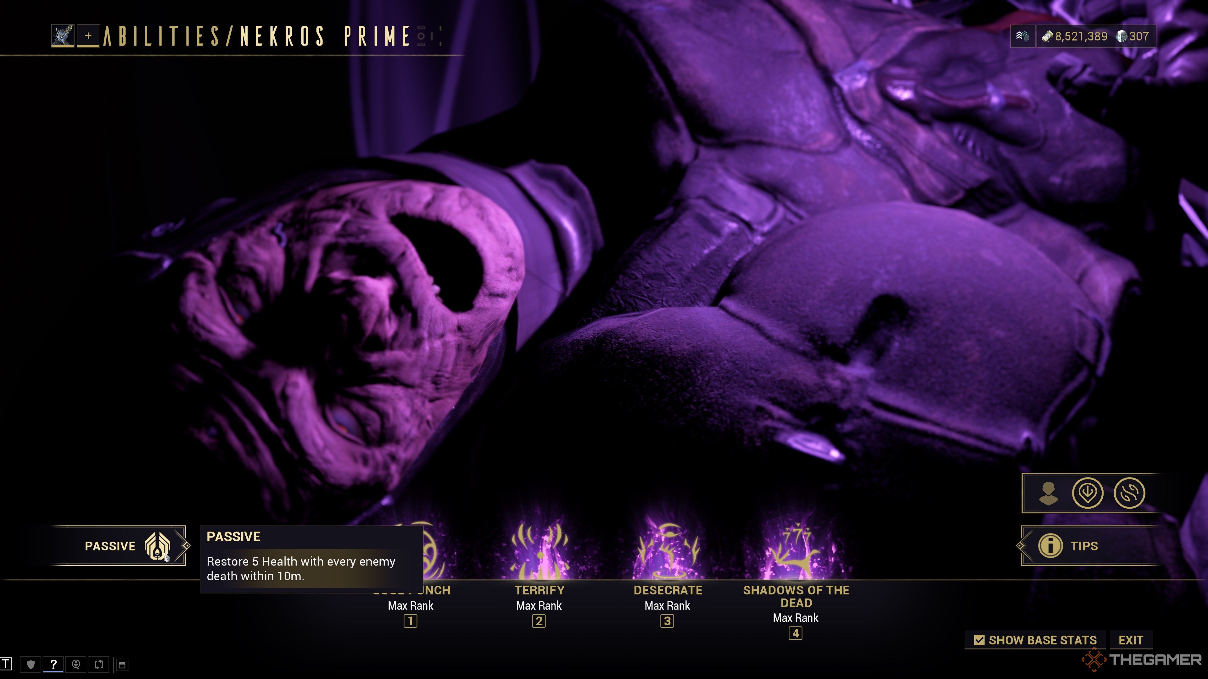 Warframe Nekros Passive