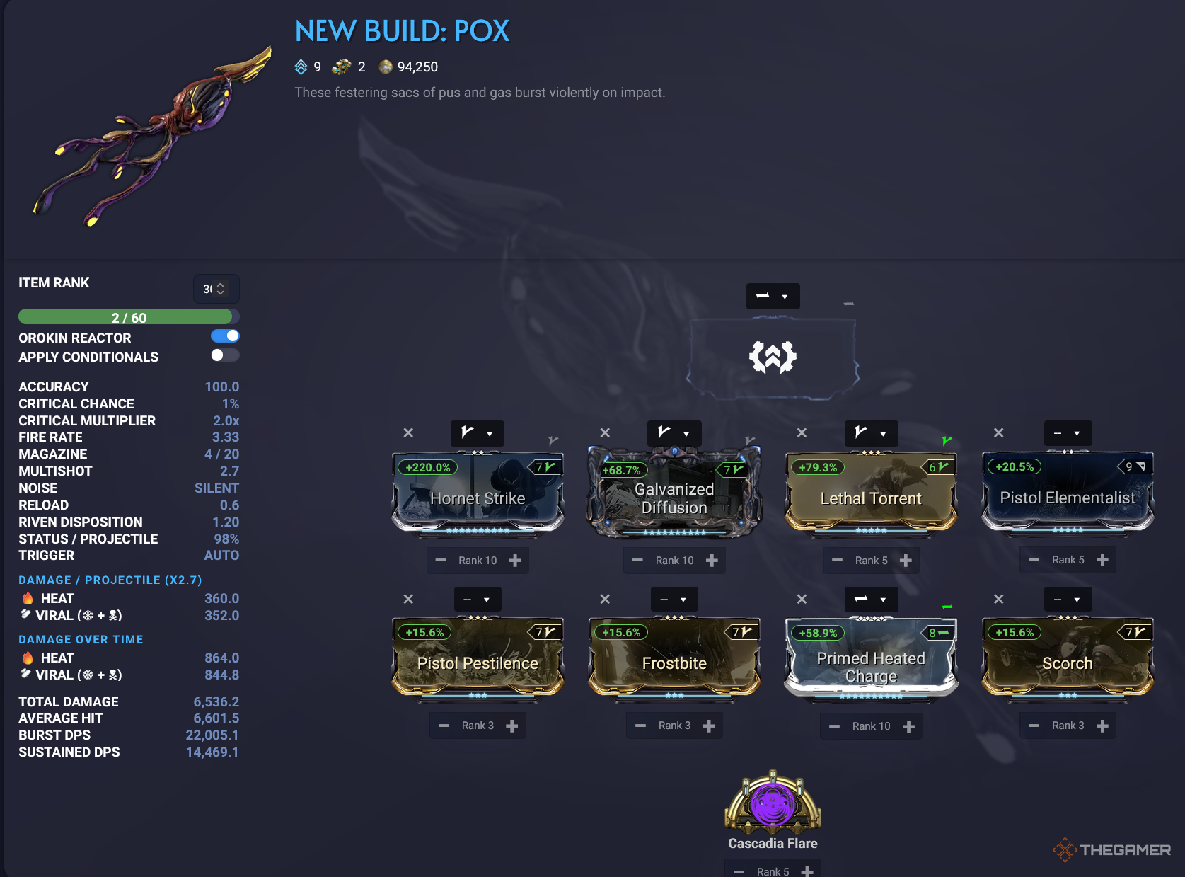Warframe Pox Build