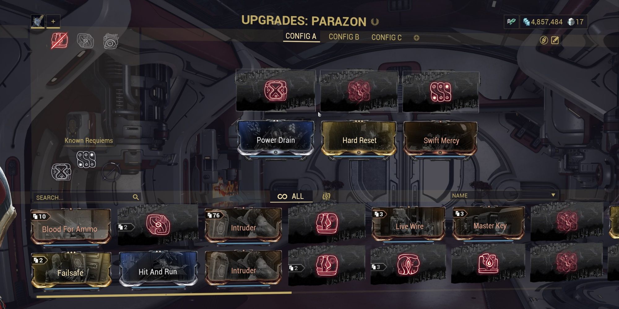 Warframe Requiem Mod Optimal Config