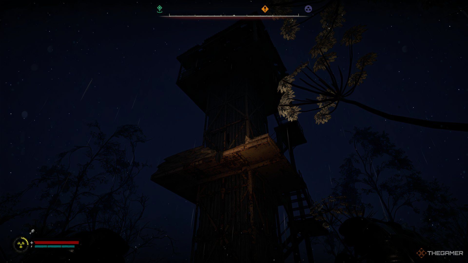 An image showing Watch Tower near Fishing Hamlet in Stalker 2