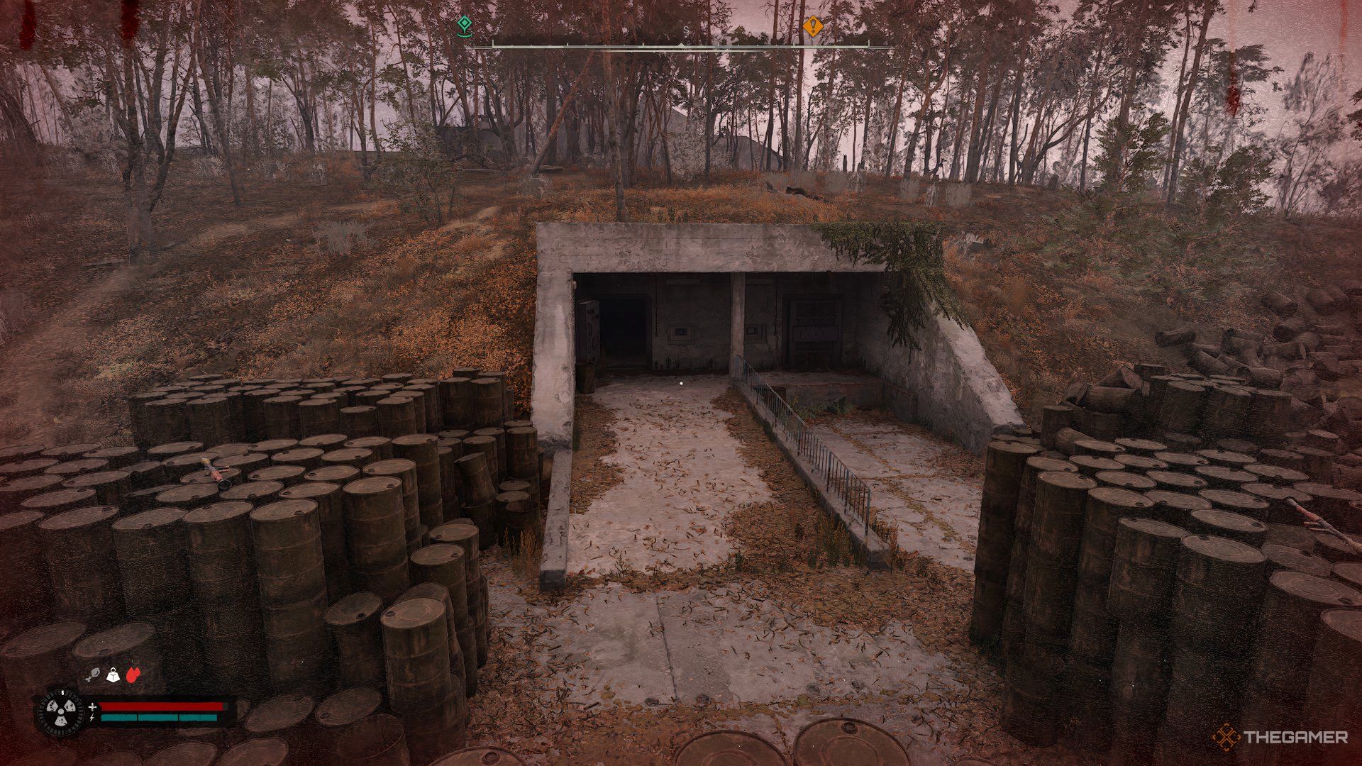 An image showing a bunker entrance in Stalker 2.
