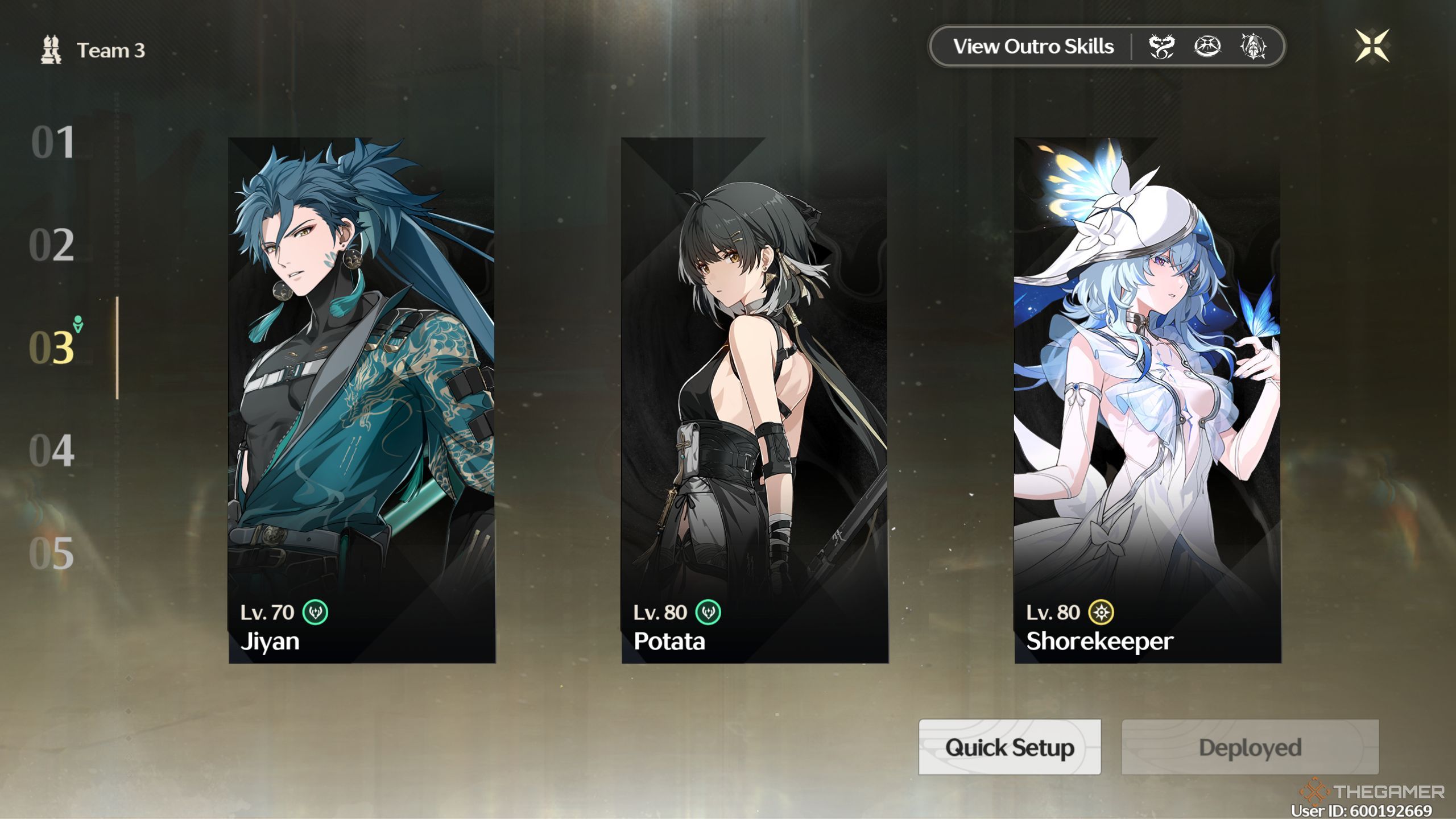 Wuthering Waves Aero Rover best team with Jiyan and Shorekeeper.