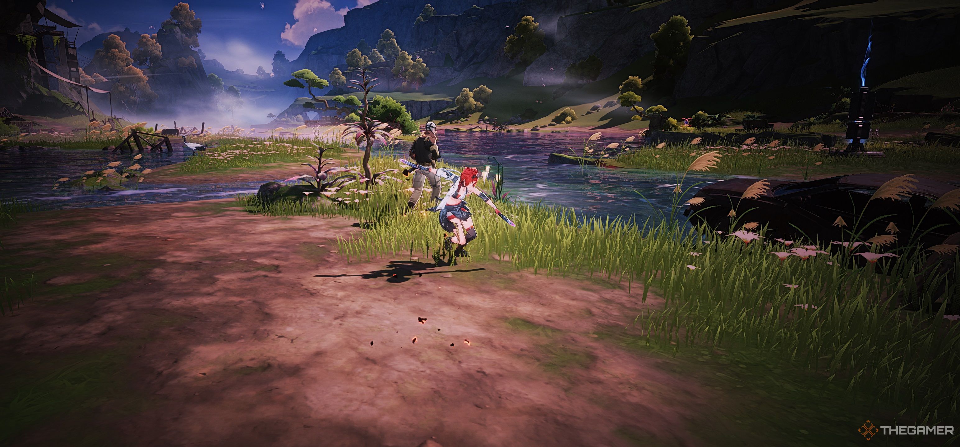 Chixia dodging attacks using her resonance skill in Wuthering Waves.