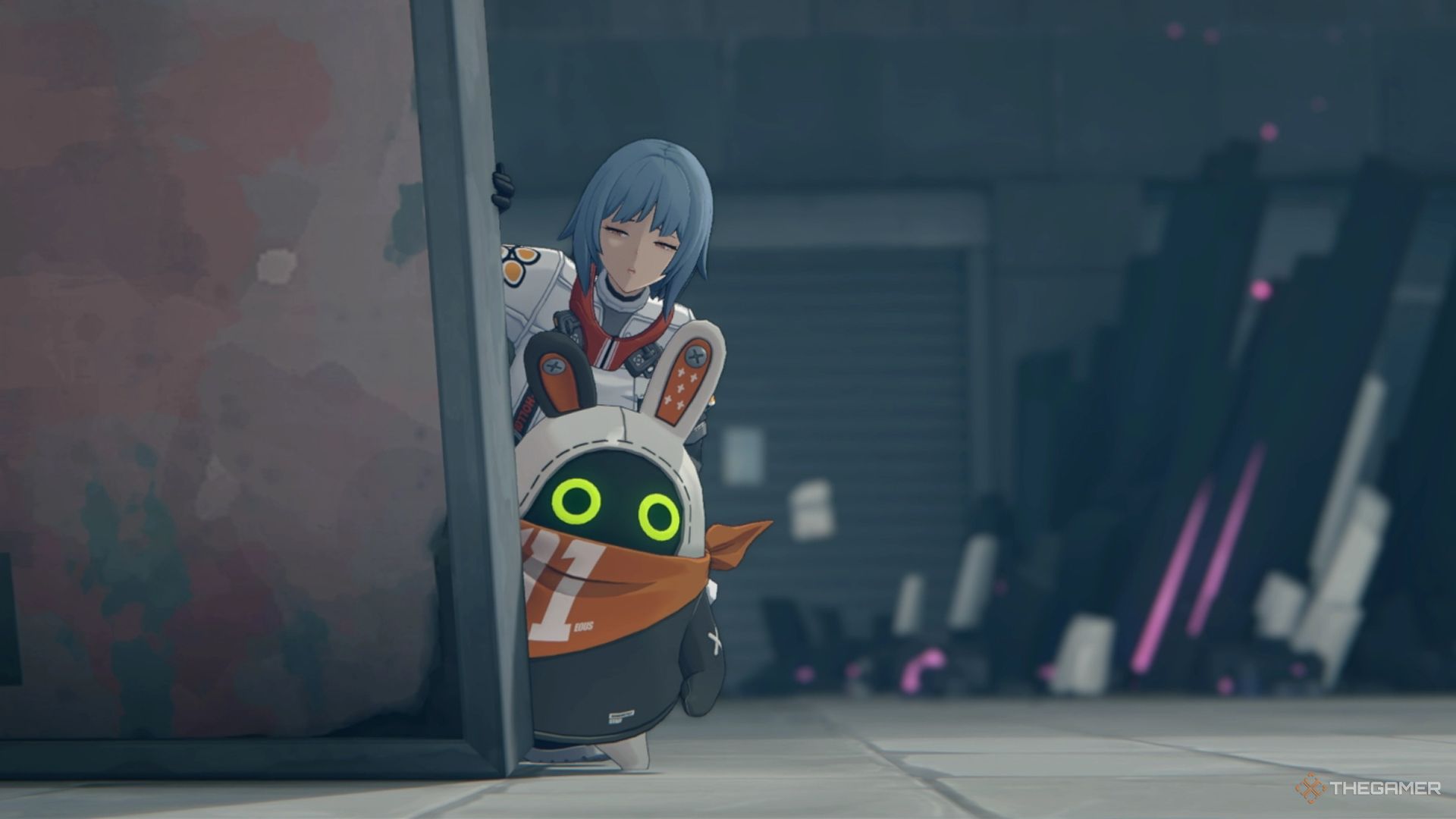 Zenless Zone Zero Eous with the Examinator in Hollow Zero