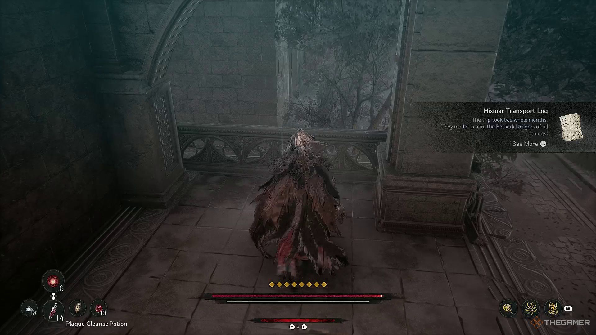 Hismar Transport Log in The First Berserker: Khazan.